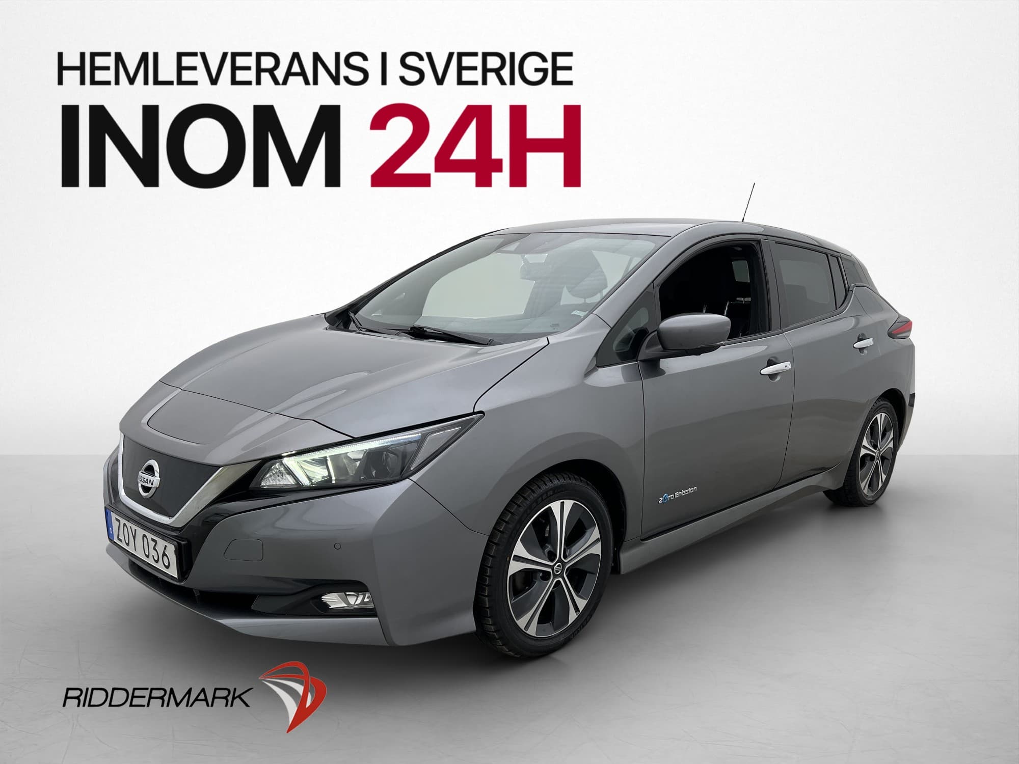 Nissan Leaf 150hk 40 kWh N-Connecta 360° Rattvärme Navi