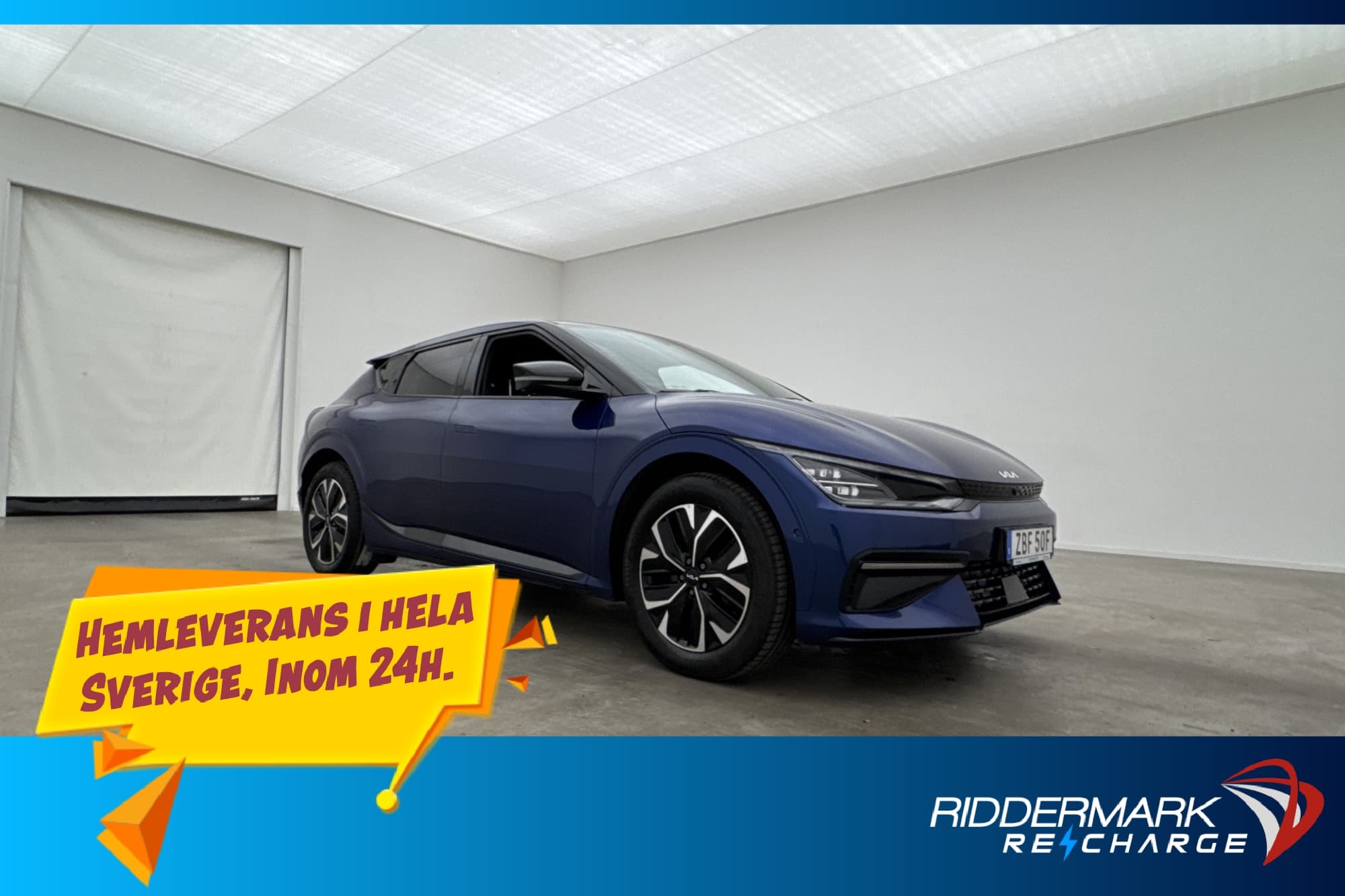 Kia EV6 77.4 kWh AWD GT-Line Meridian HUD 360° Dragkrok MOMS