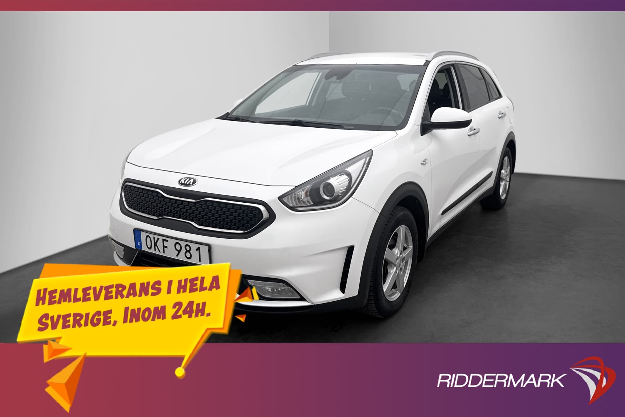 Kia Niro Hybrid 141hk Advance Plus Kamera Dragkrok Rattvärme