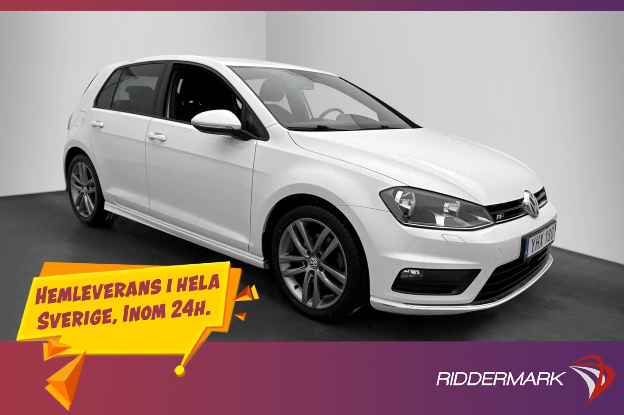 Volkswagen Golf 1.4 TSI 150hk R-Line Svart innertak CarPlay