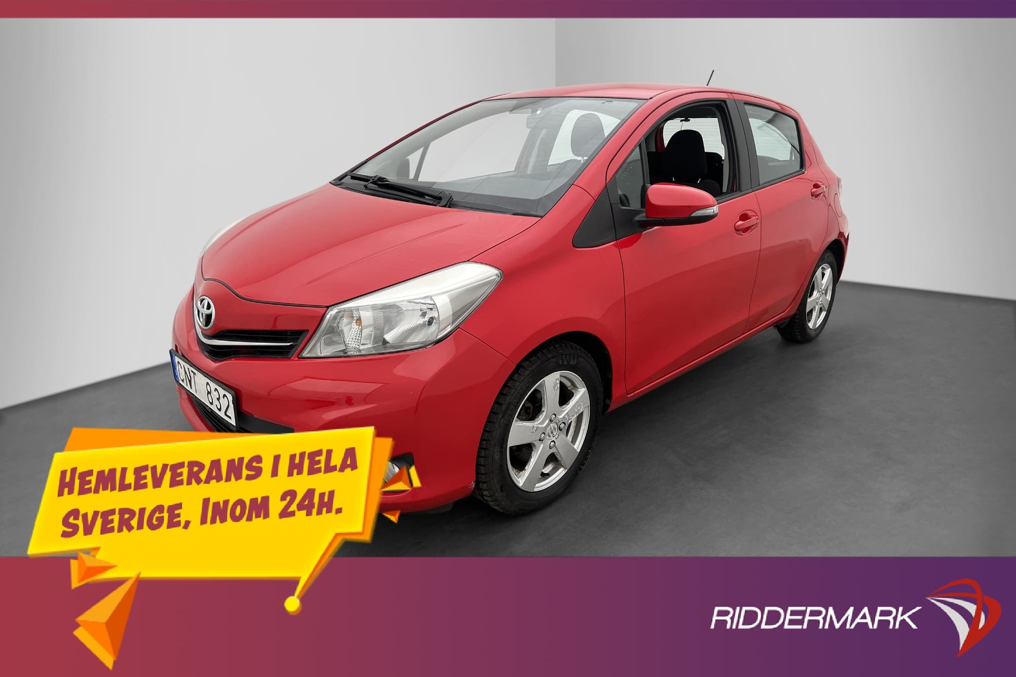 Toyota Yaris 1.33 Dual 99hk Active Kamera Farthållare