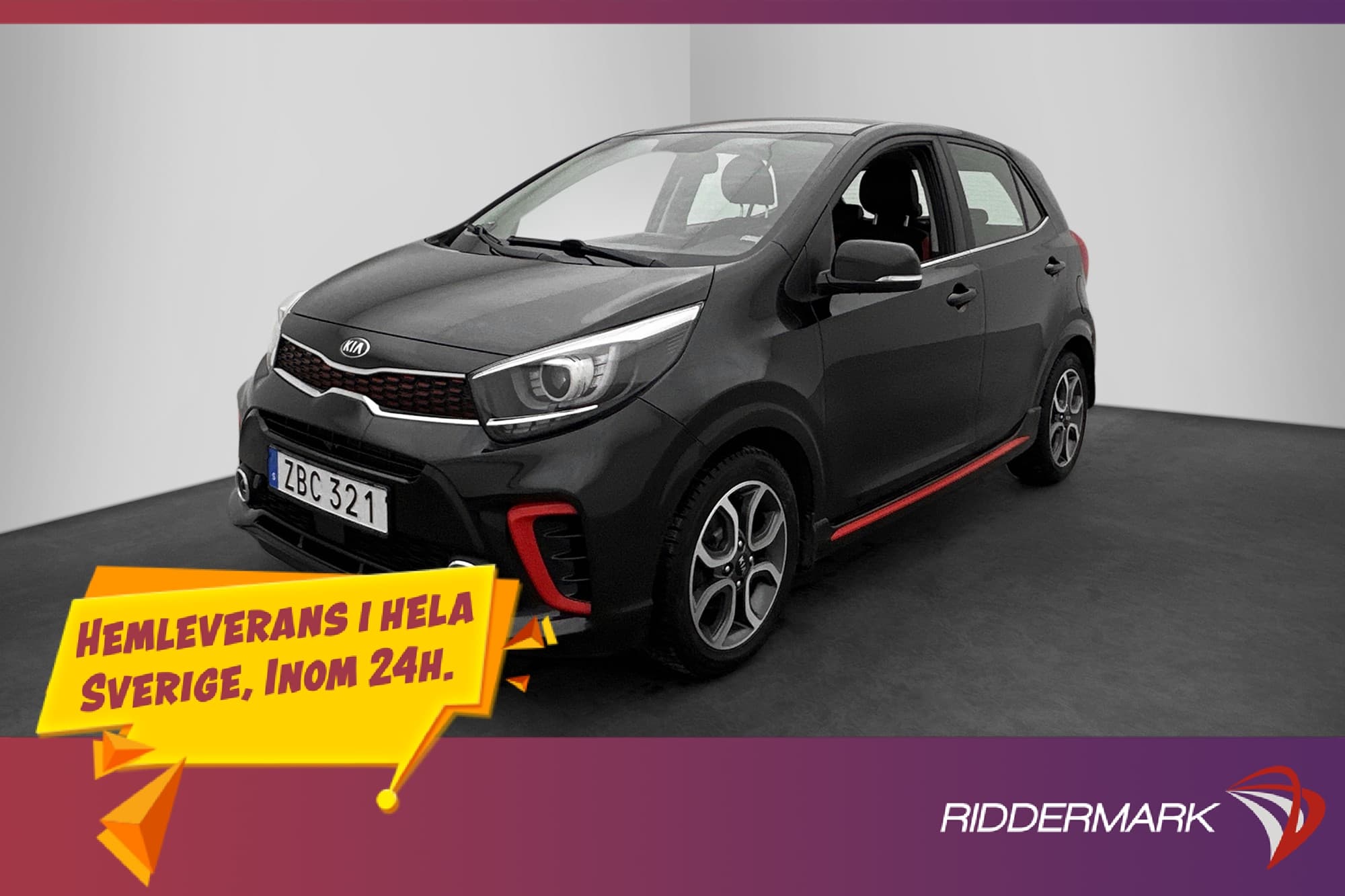 Kia Picanto GLS Kamera Värmare Skinn CarPlay