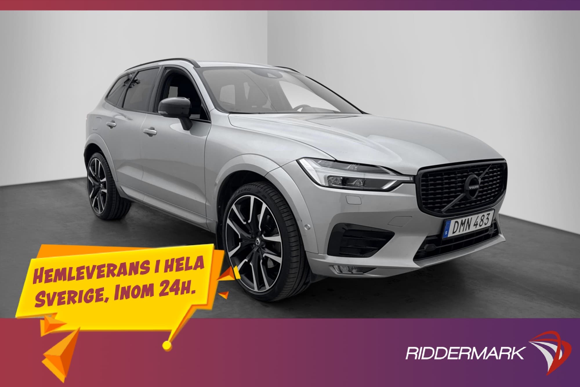 Volvo XC60 D5 Polestar AWD 240hk R-Design Pano Kamera Skinn