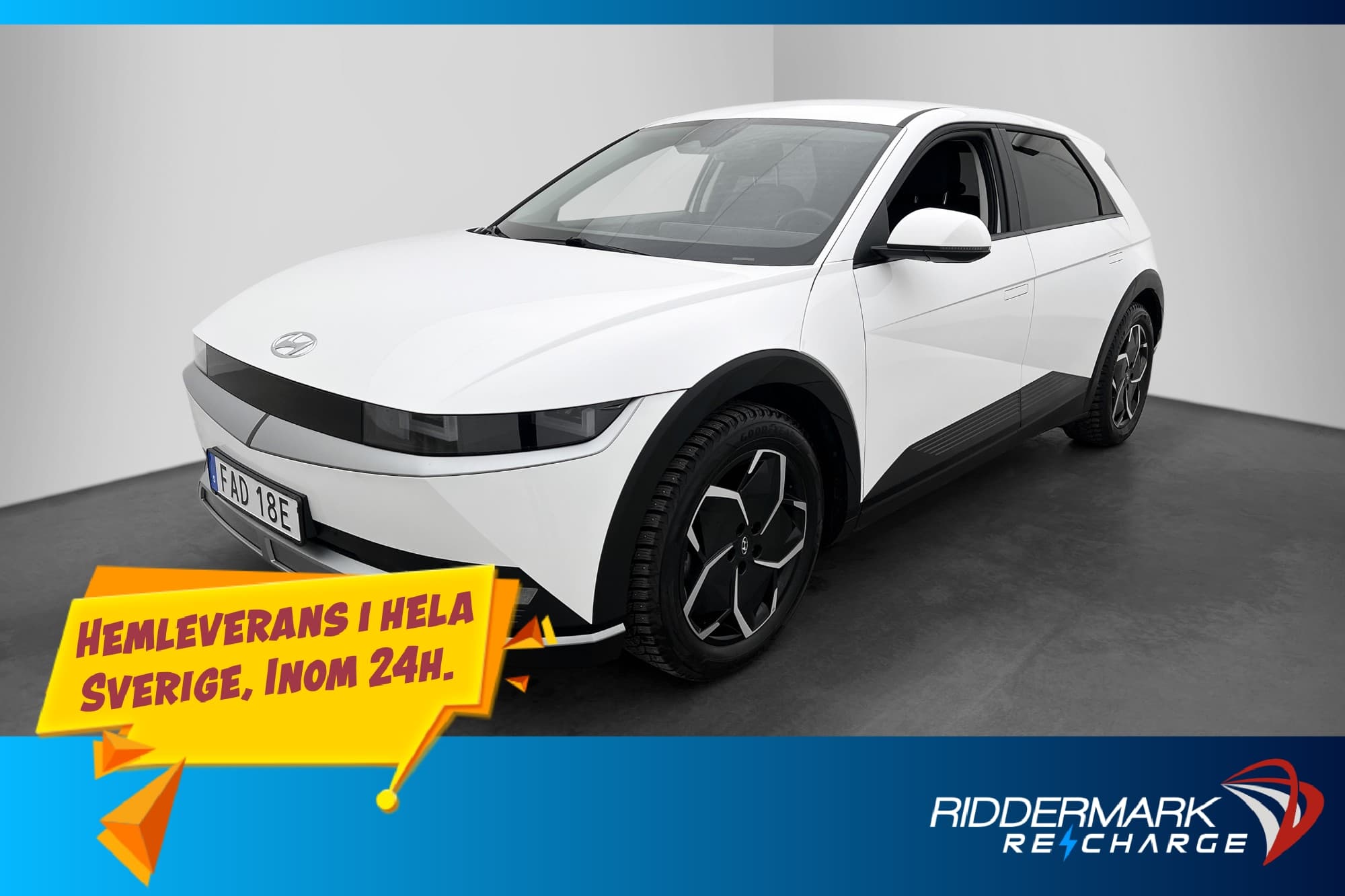 Hyundai IONIQ 5 77.4 kWh Essential Dragkrok Kamera Rattvärme