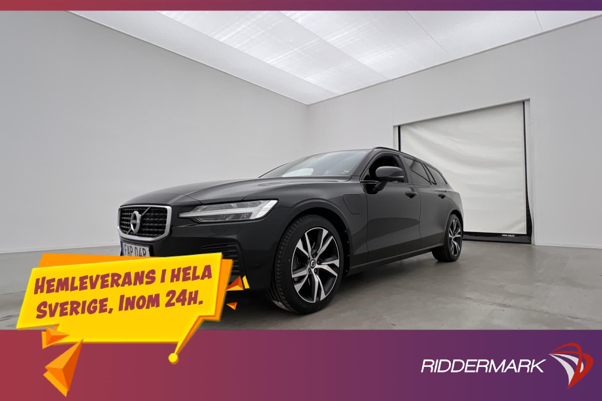 Volvo V60 Recharge T6 R-Design H/K Värmare Skinn VOC Drag