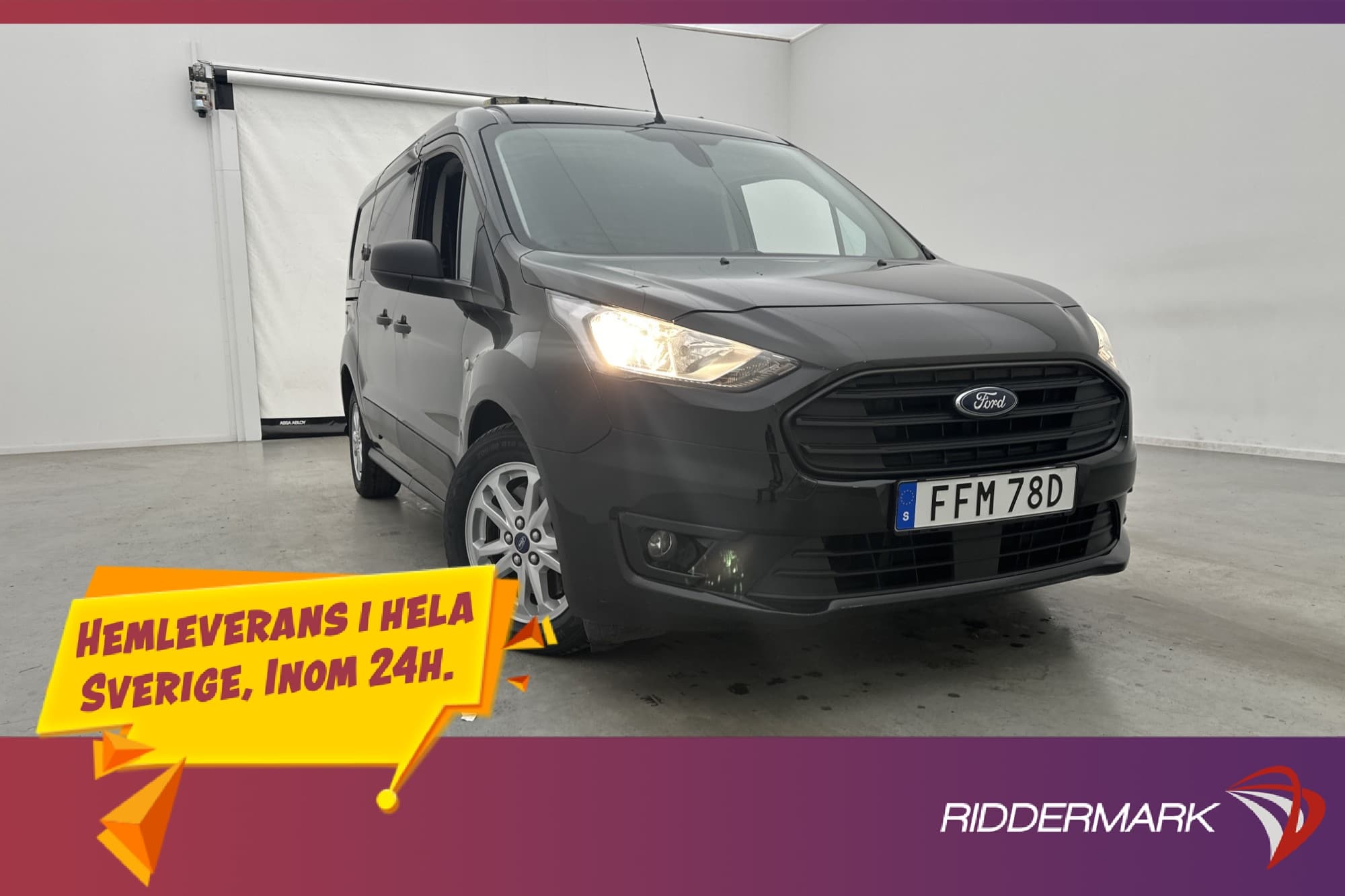 Ford Transit Connect LWB Värmare Drag V-inredd B-Kamera Moms