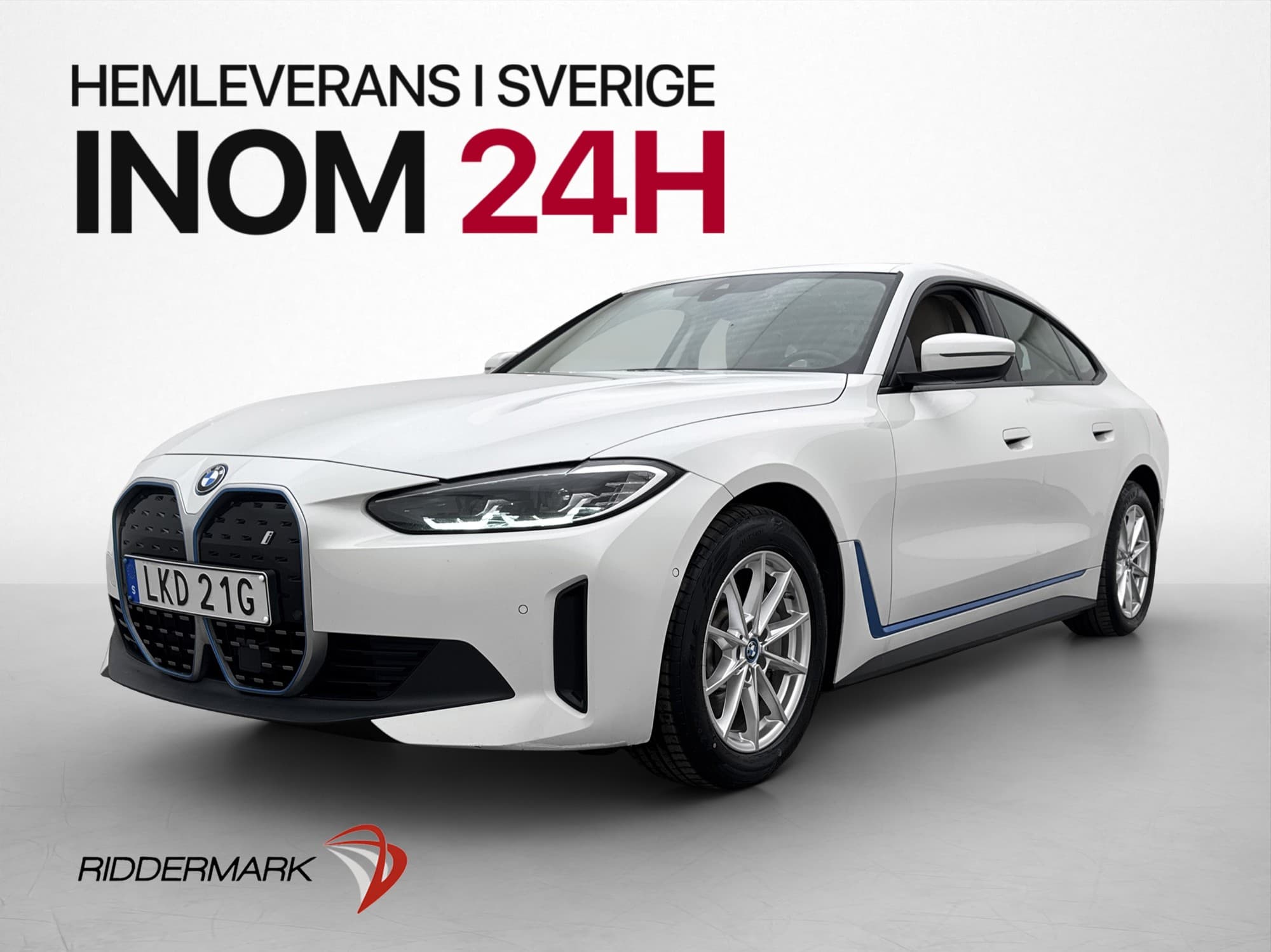 BMW i4 eDrive40 Gran Coupé Widescreen Skinn Drag Kamera MOMS
