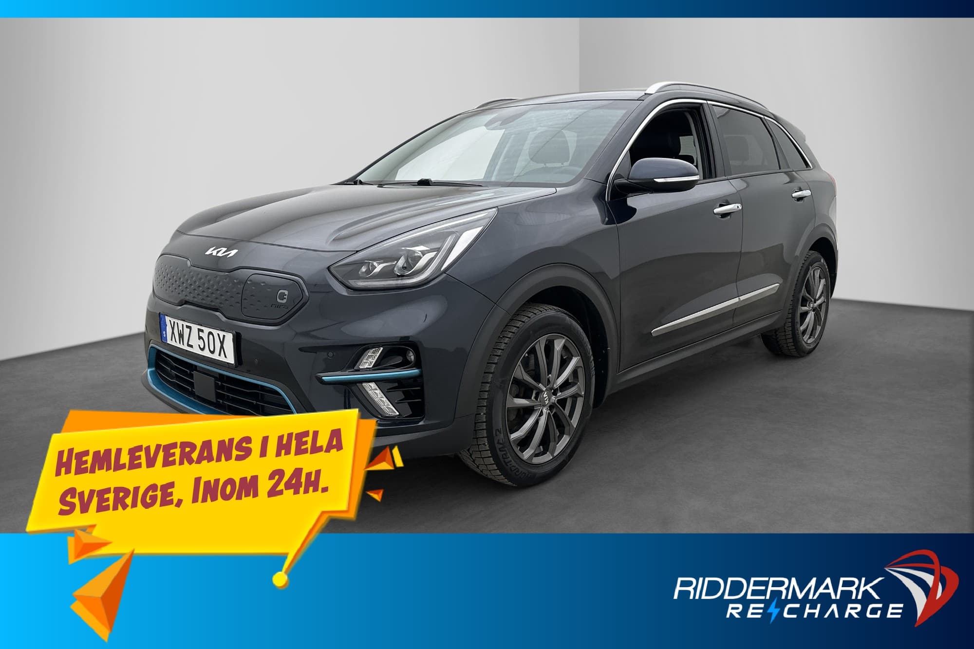 Kia E-Niro 64 kWh 204hk Advance Plus Kamera CarPlay Rattvärm