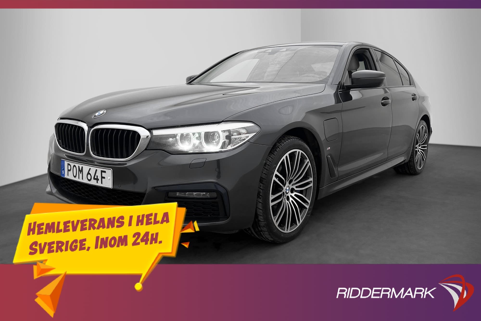BMW 530e xDrive iPerformance M Sport H/K Drag Kamera Skinn