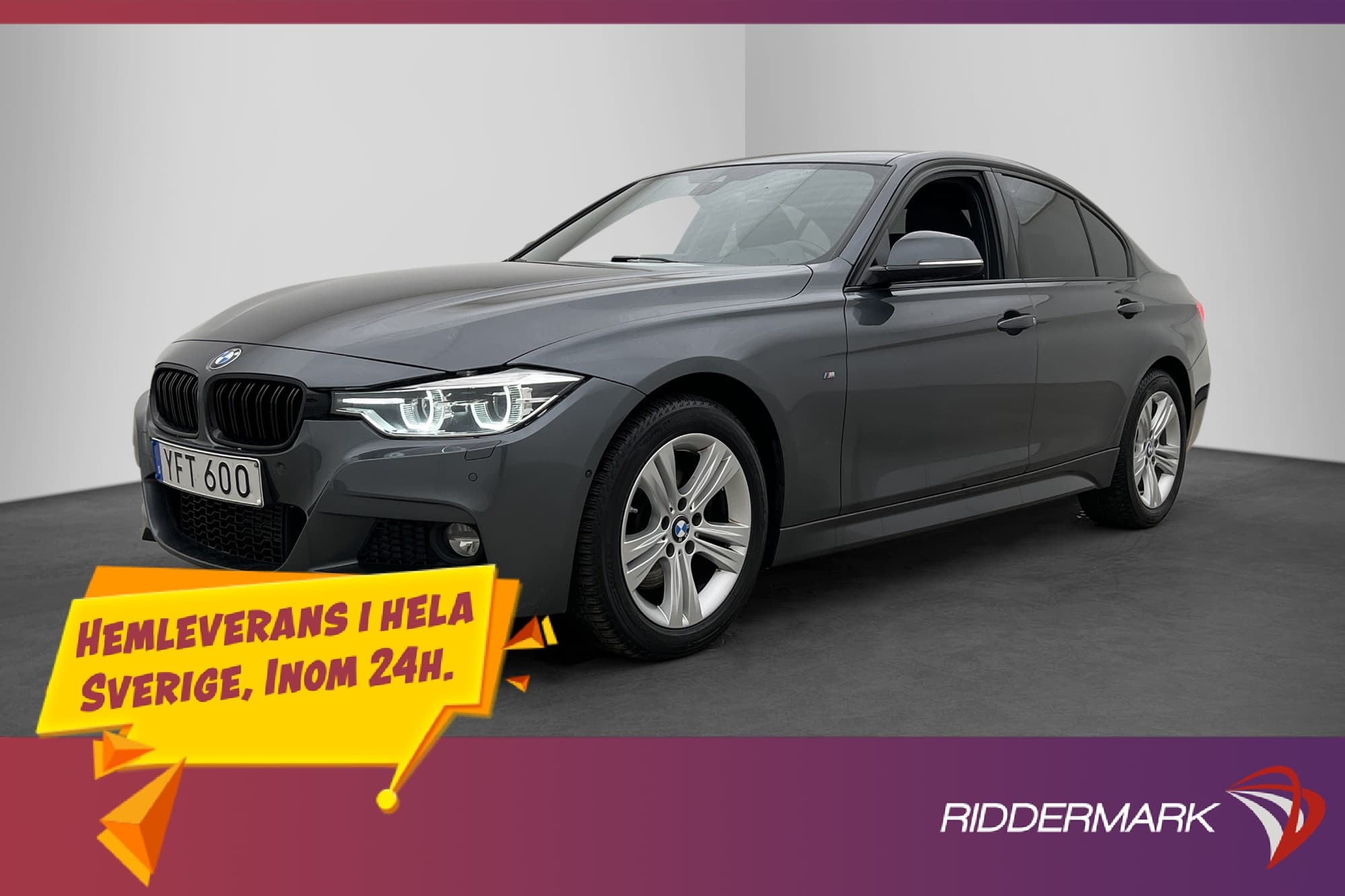 BMW 330 d xDrive M Sport HiFi Surround Navi Skinn Elstolar