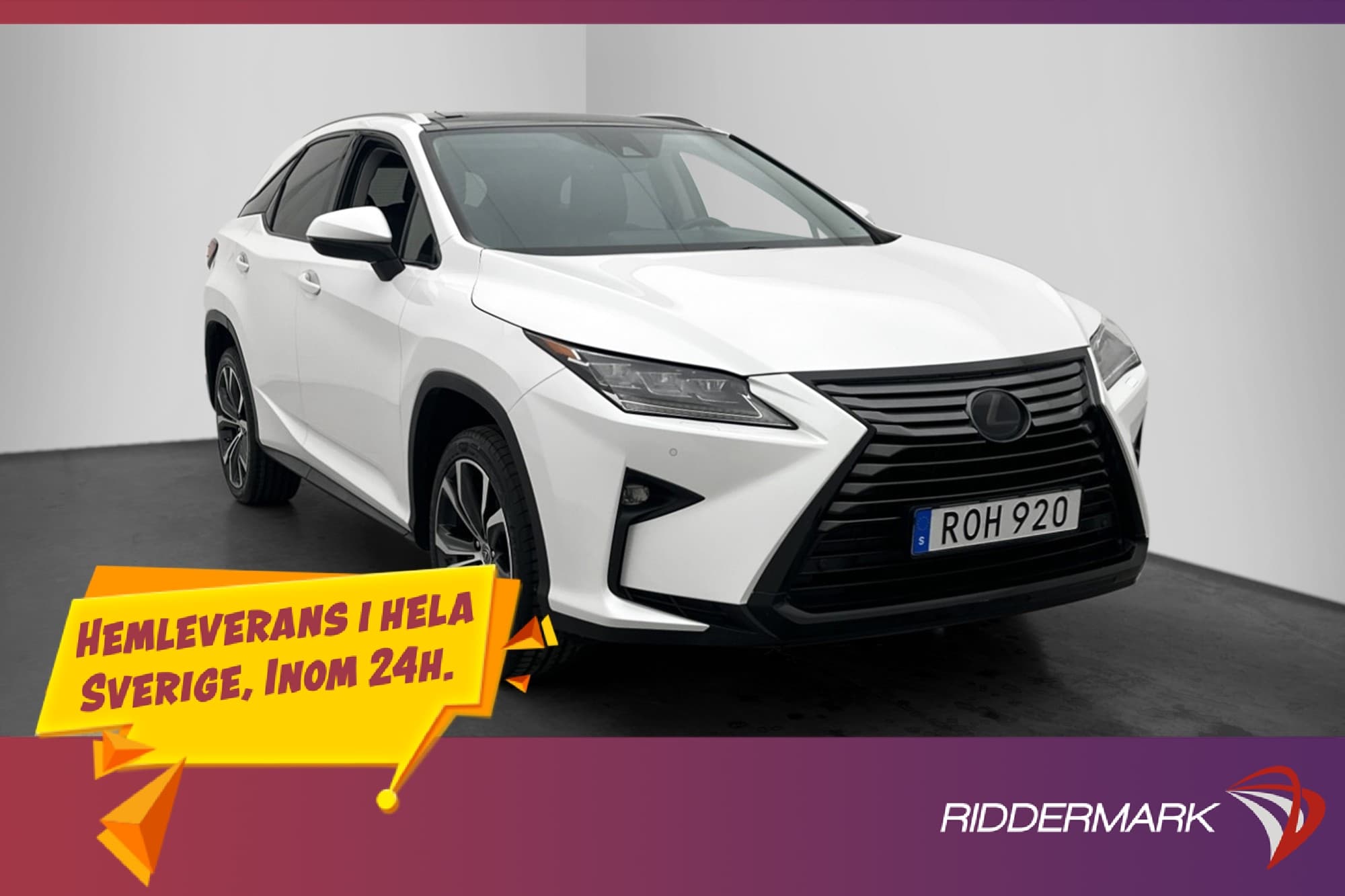 Lexus RX 3.5 450h AWD V6 313hk Executive Pano Skinn HUD Drag