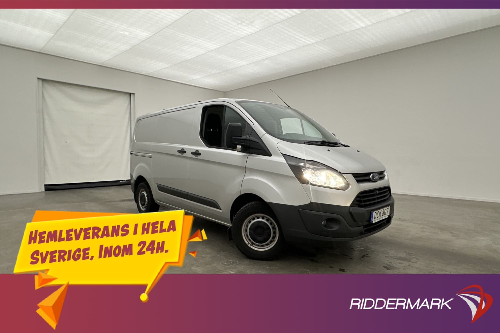 Ford Transit Custom 270 2.2TDCi Fjärr-Värm Drag 3-Sits PDC