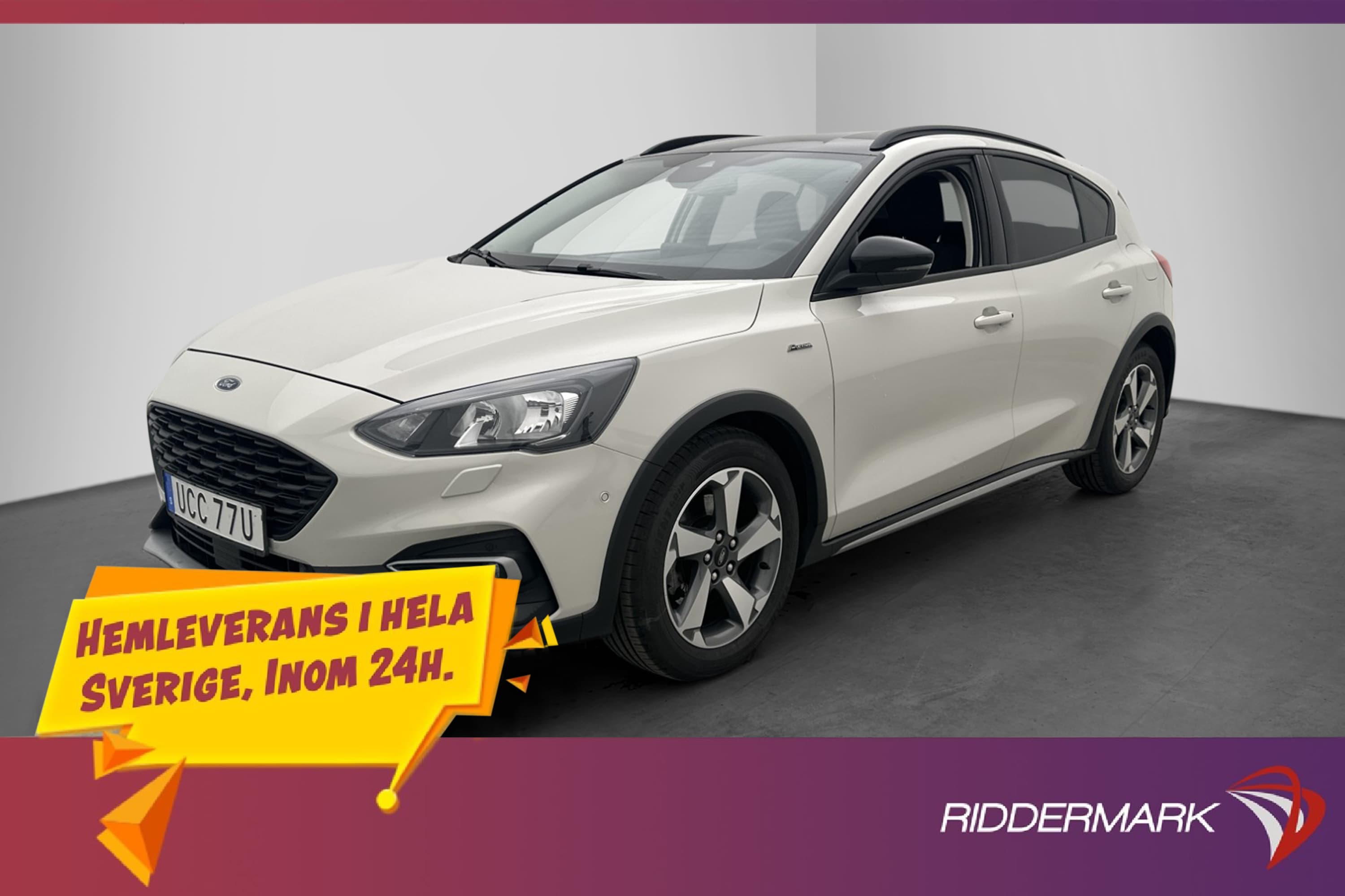 Ford Focus Active 1.0 Drag Adaptiv-fart Kamera Rattvärme