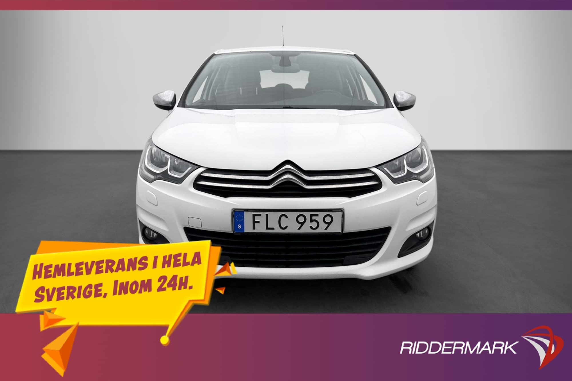 Citroën C4 BlueHDi 120hk P-Sensorer Farthållare 0,36l/mil