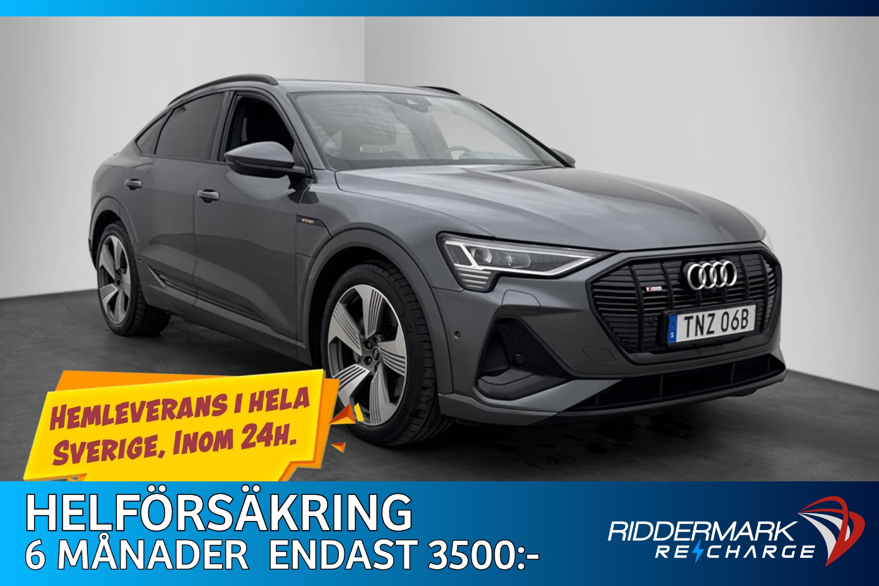 Audi E-Tron 55 Sportback Q S Line Pano B&O 360° Drag MOMS