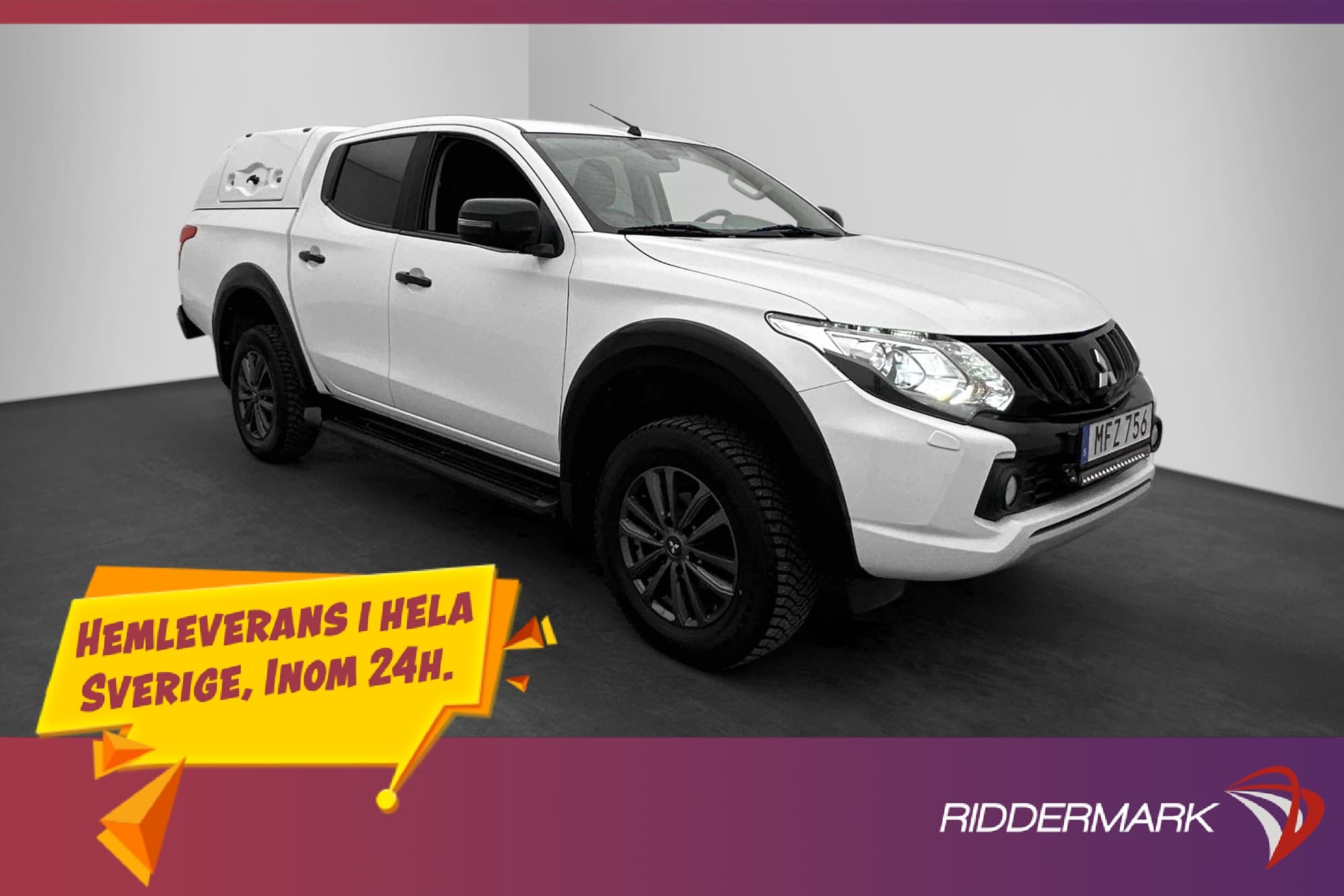 Mitsubishi L200 Dubbelhytt 2.4D 4WD Onyx Värmare 1-Brukare