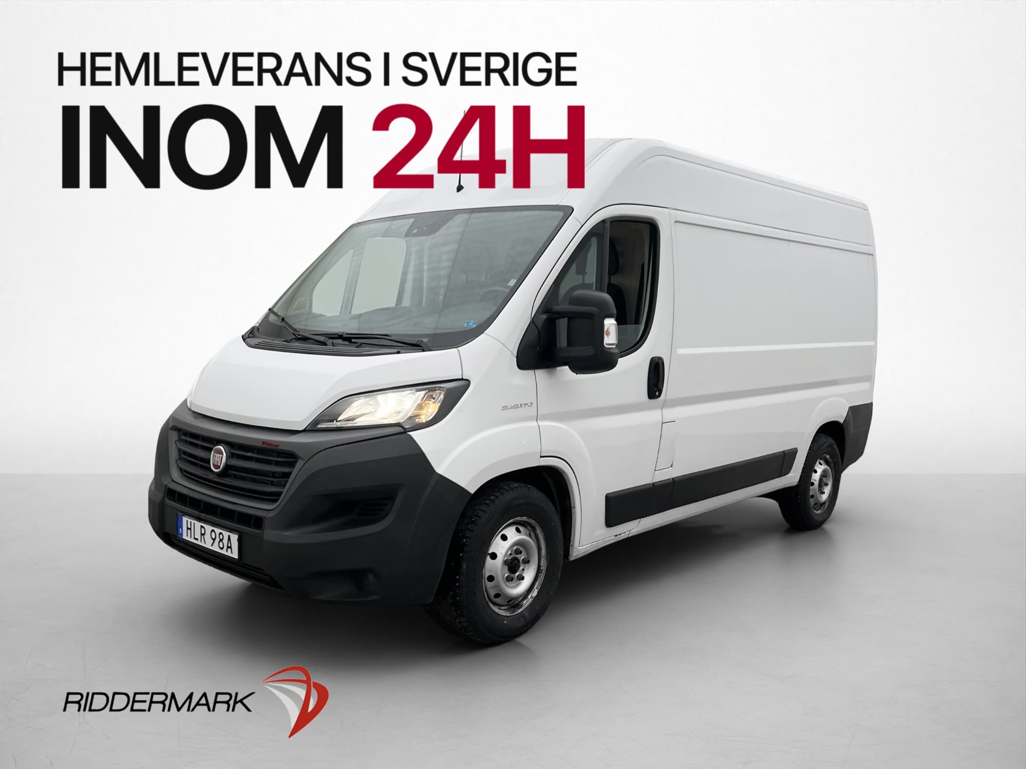 Fiat Ducato L2H2 2.3 Ny-Kamrem Värmare Dragkrok Kamera MOMS
