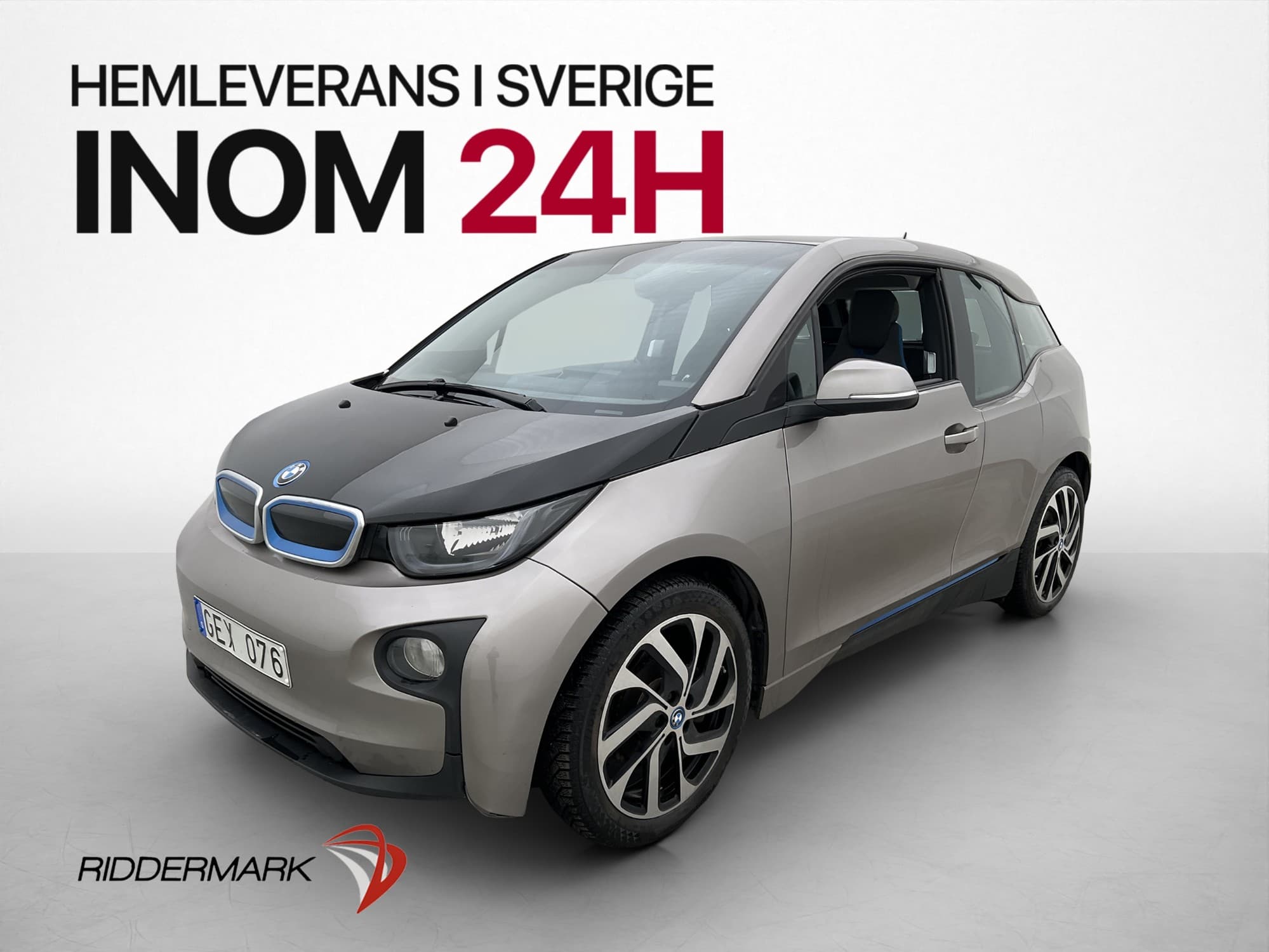 BMW i3 60 Ah 170hk Comfort Värmepump H/K Navi P-Sensorer