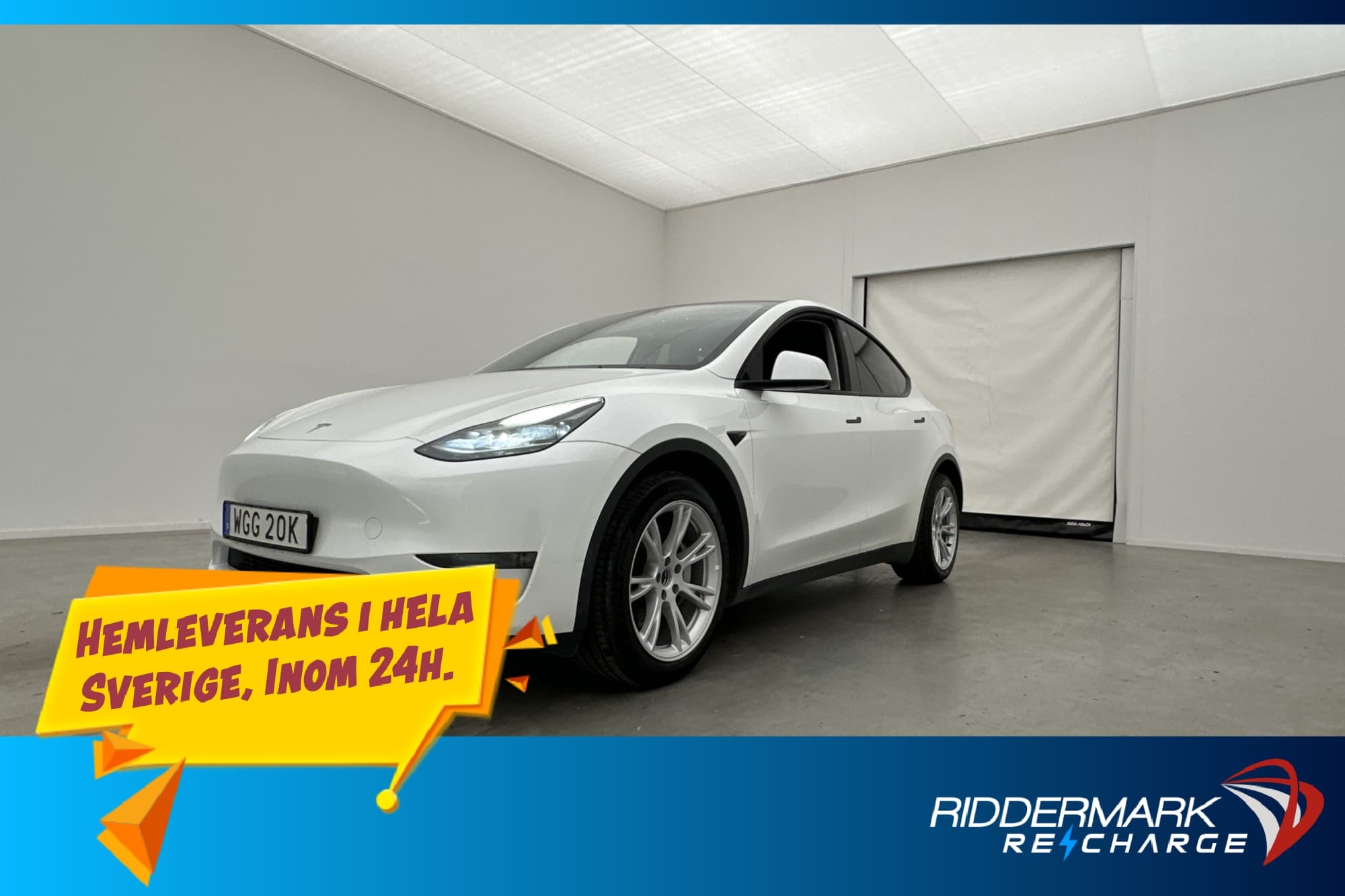 Tesla Model Y Long Range AWD Dragkrok Autopilot Sv.Såld MOMS