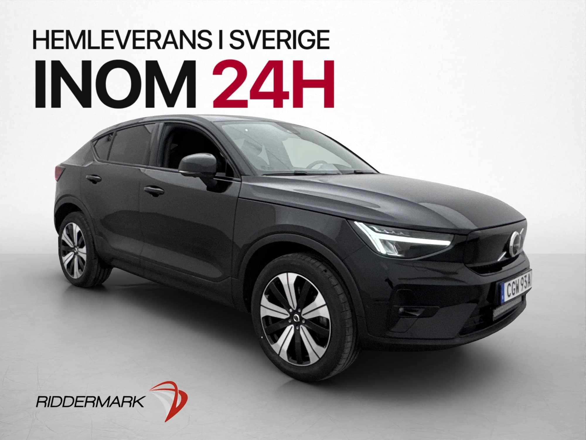 Volvo C40 Recharge Twin Motor Ultimate Pano H/K 360° Moms