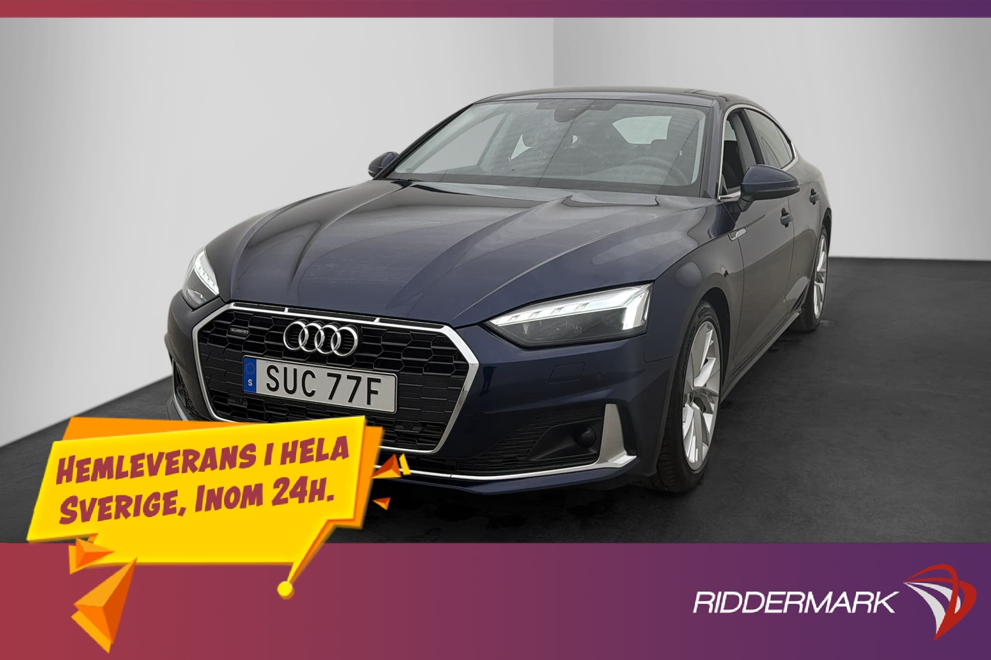 Audi A5 45 TFSI Q. Proline Värmare Kamera MOMS Drag 265hk