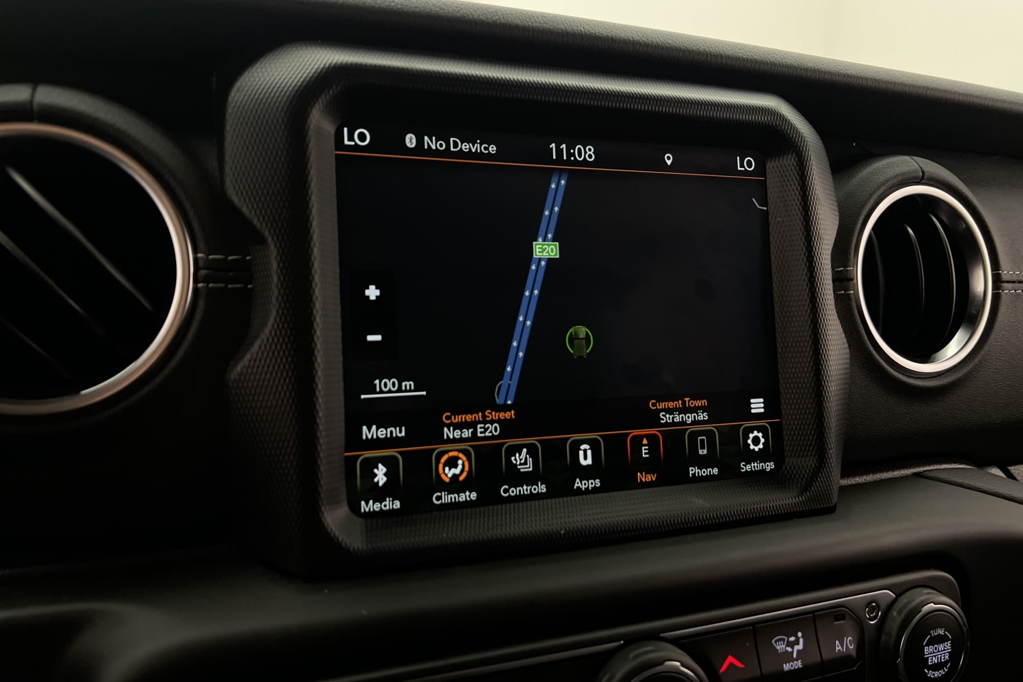 Jeep Wrangler Unlimited 4xe Sahara Overland Skinn Kamera GPS