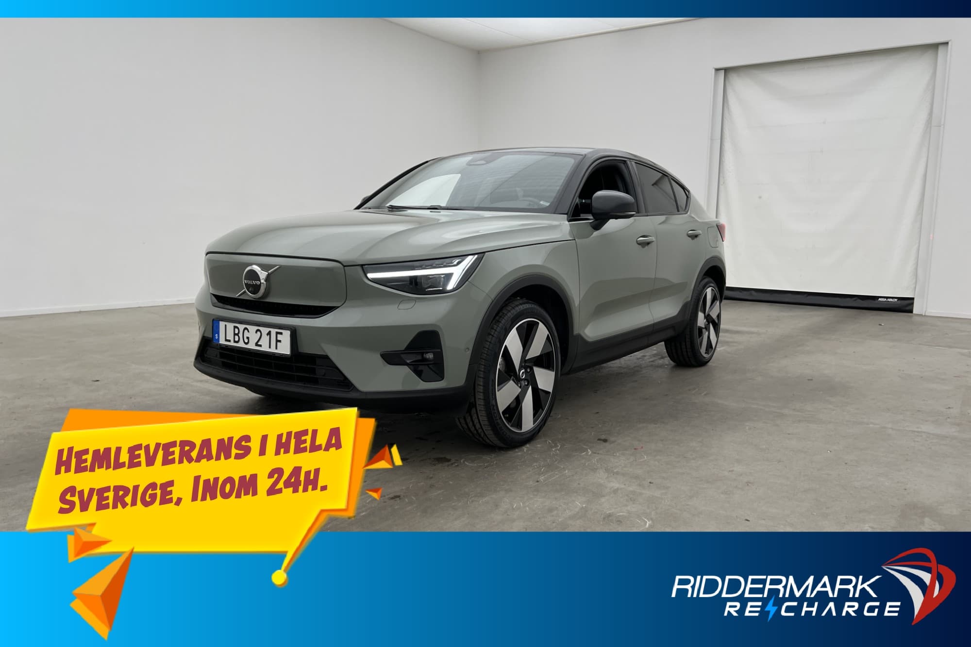 Volvo C40 Recharge Twin motor Värmare Pano H/K Dragkrok 360°