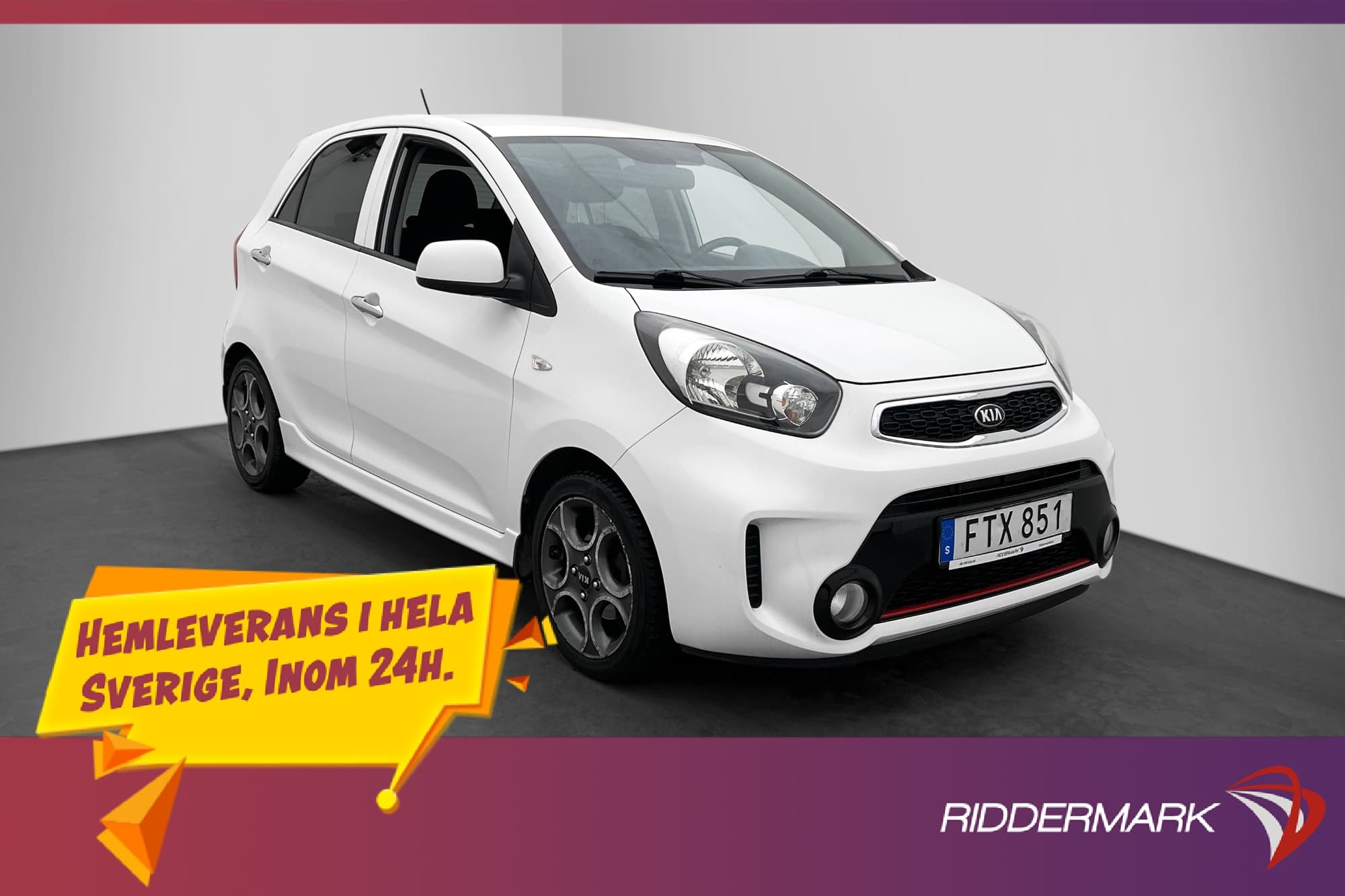 Kia Picanto 1.0 69hk Special Edition Rattvärme Bluetooth