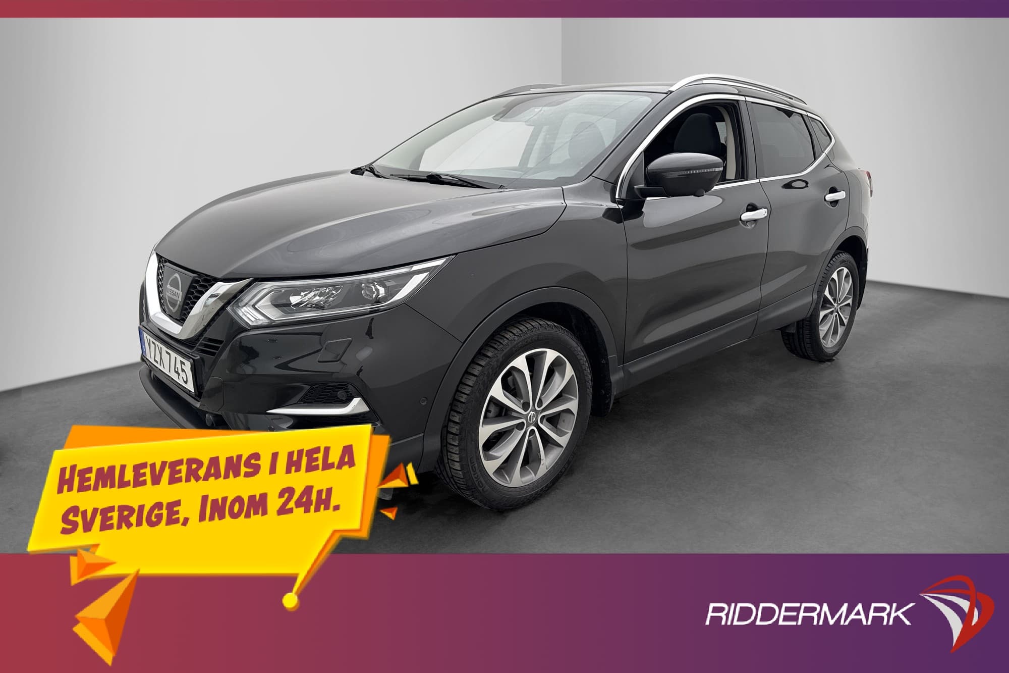 Nissan Qashqai 1.6 130hk Tekna Pano 360° Navi Halvskinn