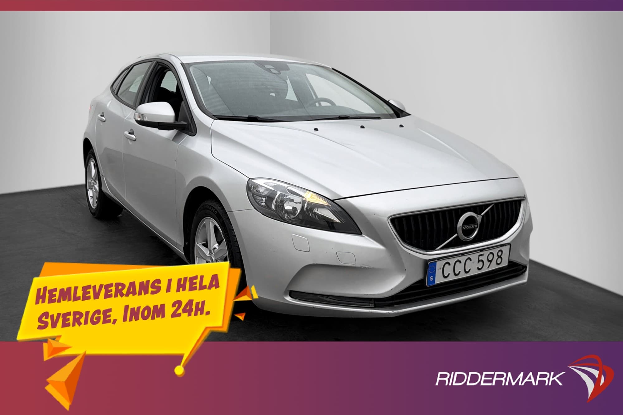 Volvo V40 D3 Geartronic 150hk P-Sensorer 0.40L/Mil
