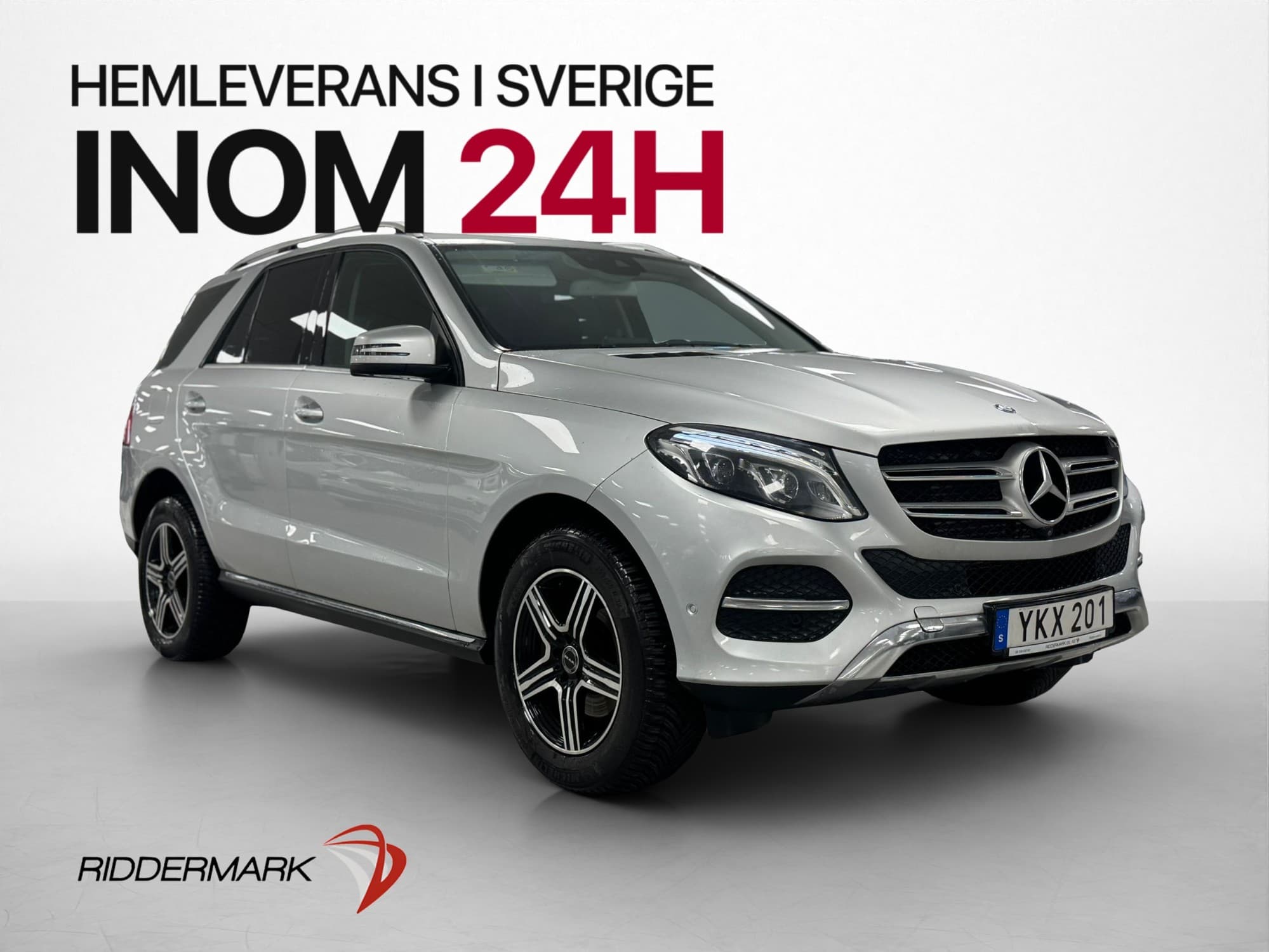 Mercedes-Benz GLE 350d 258hk 4M Värm 360° H/K Skinn Drag