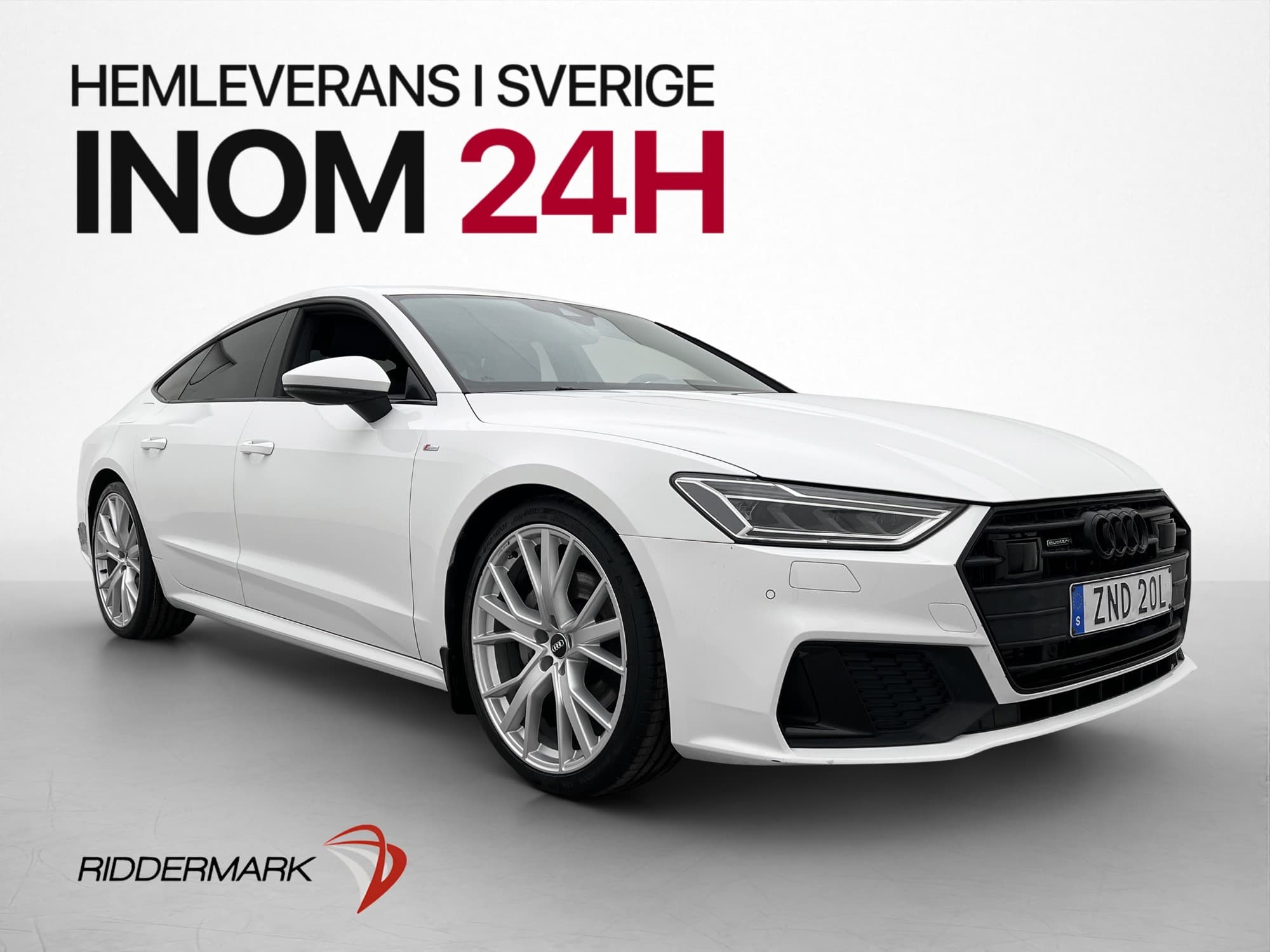 Audi A7 45 TDI S-Line B&O Svart Optik Sportstolar Navi Skinn