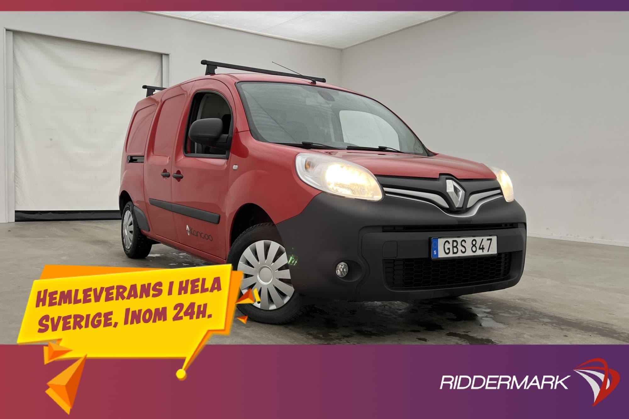 Renault Kangoo Maxi Ny-Kamrem Värmare Drag B-Kamera Moms