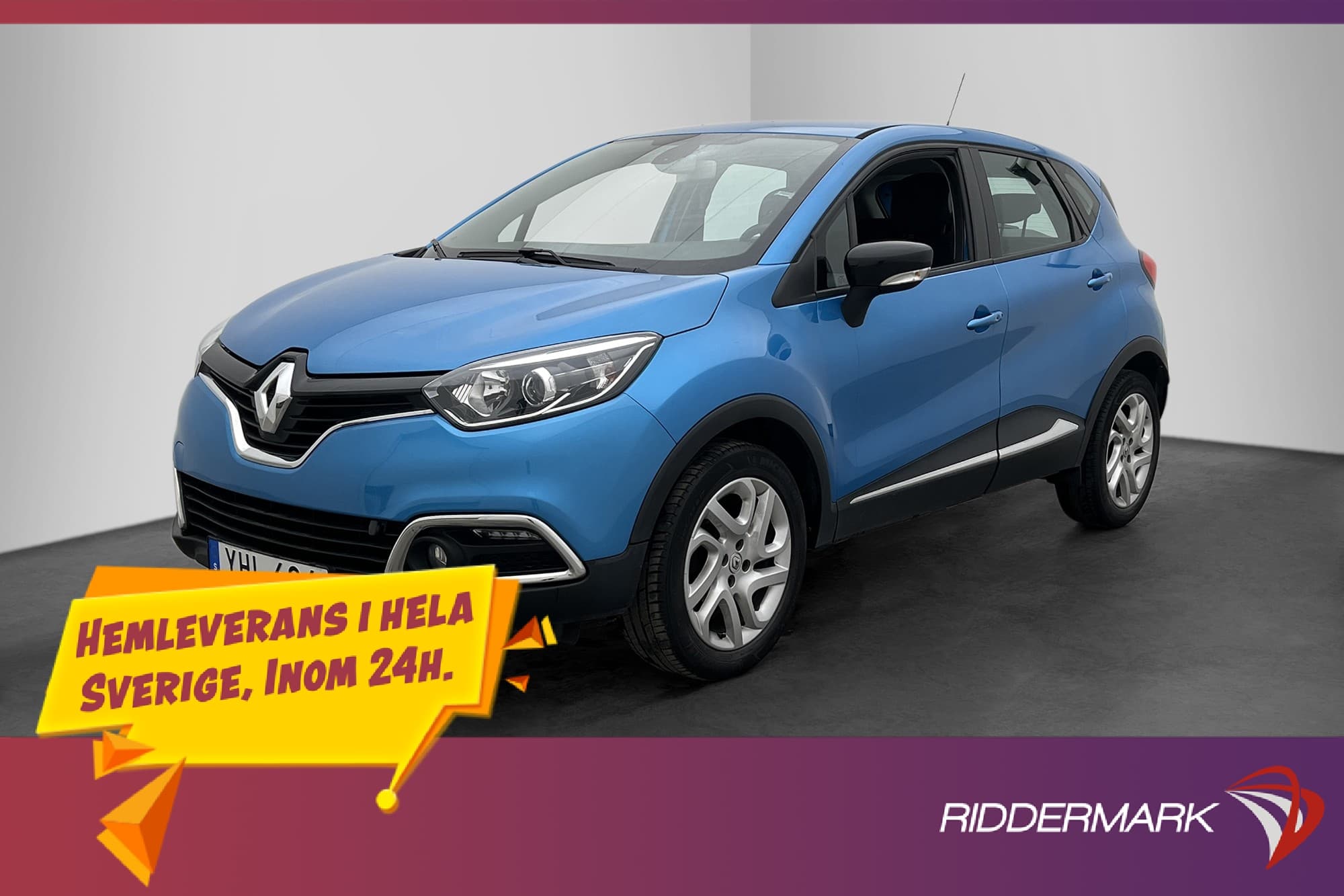 Renault Captur TCe 90hk M&K-Värmare Farthållare Bluetooth