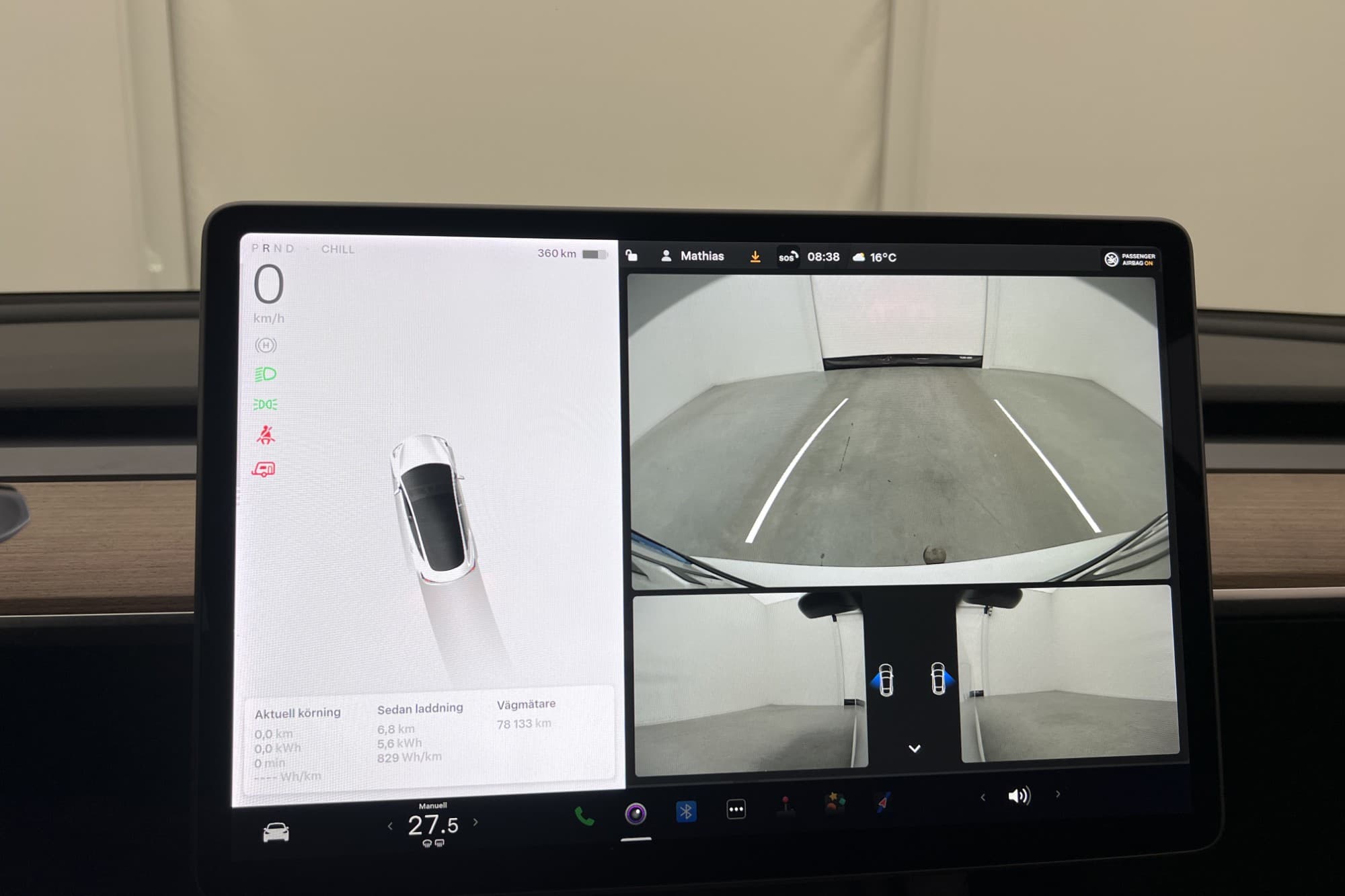 Tesla Model 3 Long Range AWD Autopilot Dragkrok Svensksåld