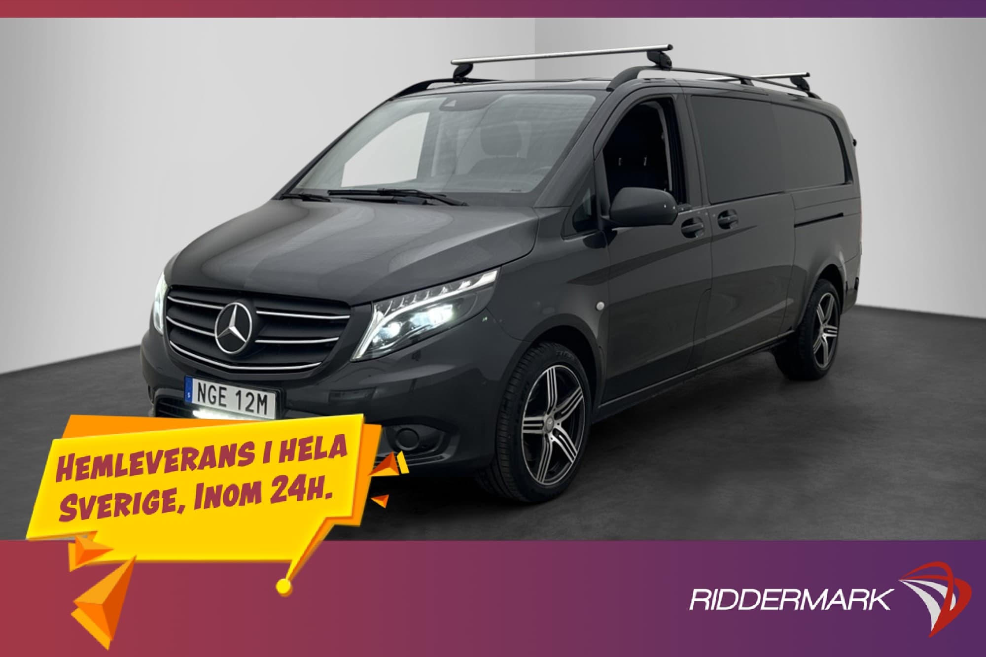 Mercedes-Benz Vito Mixto 119 Värm Drag LED Skinn Kamera Moms