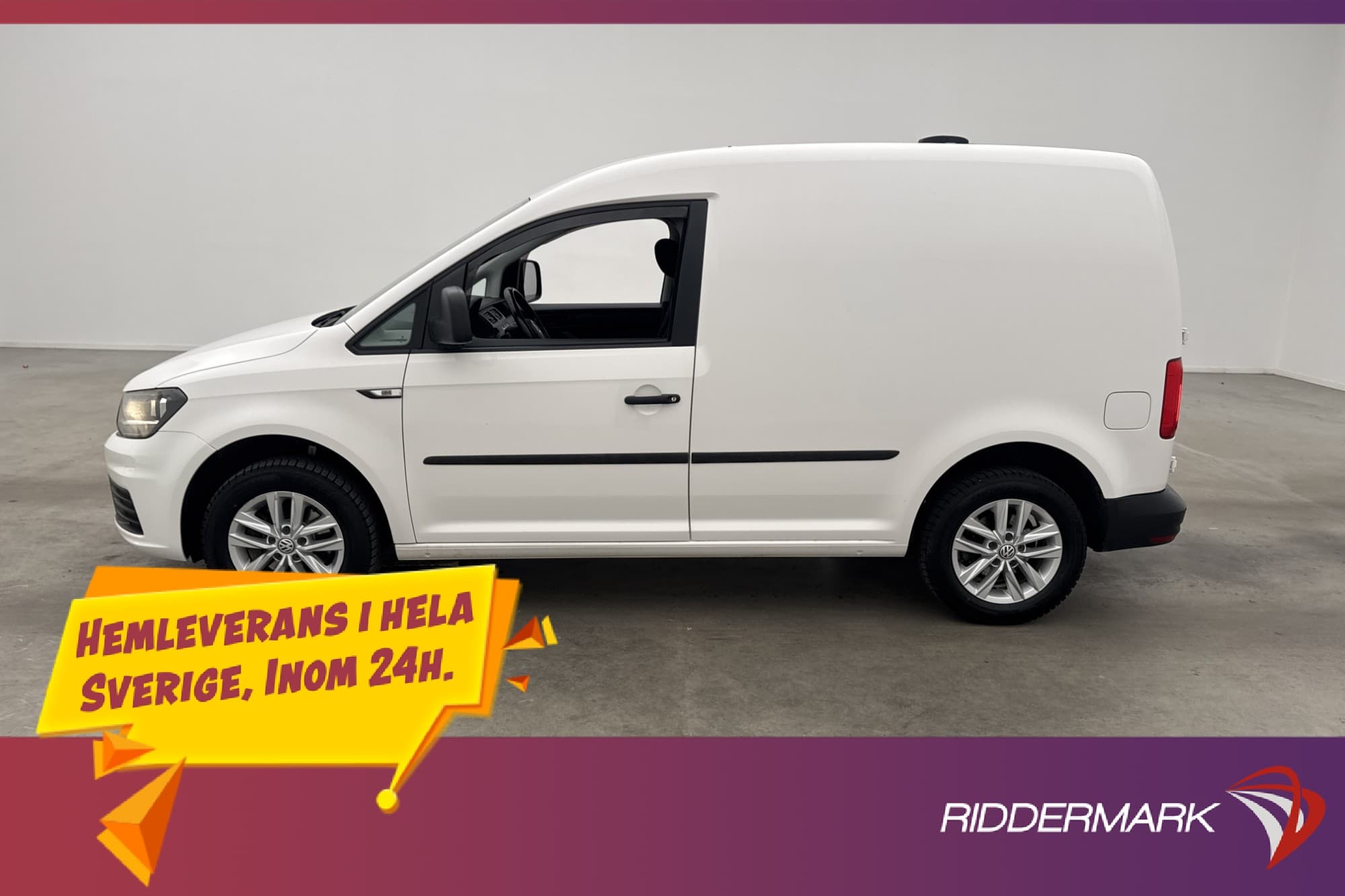 Volkswagen Caddy 2.0TDI Fjärr-Värmare Dragkrok V-Inredd