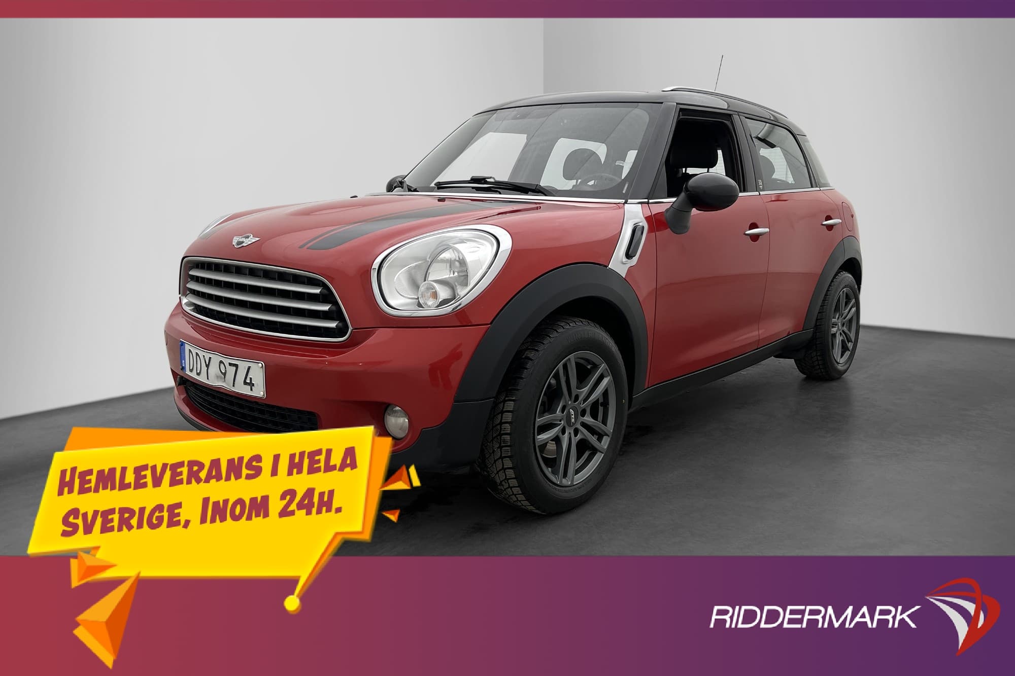 MINI Countryman D ALL4 112hk Chili II Värmare Halvskinn