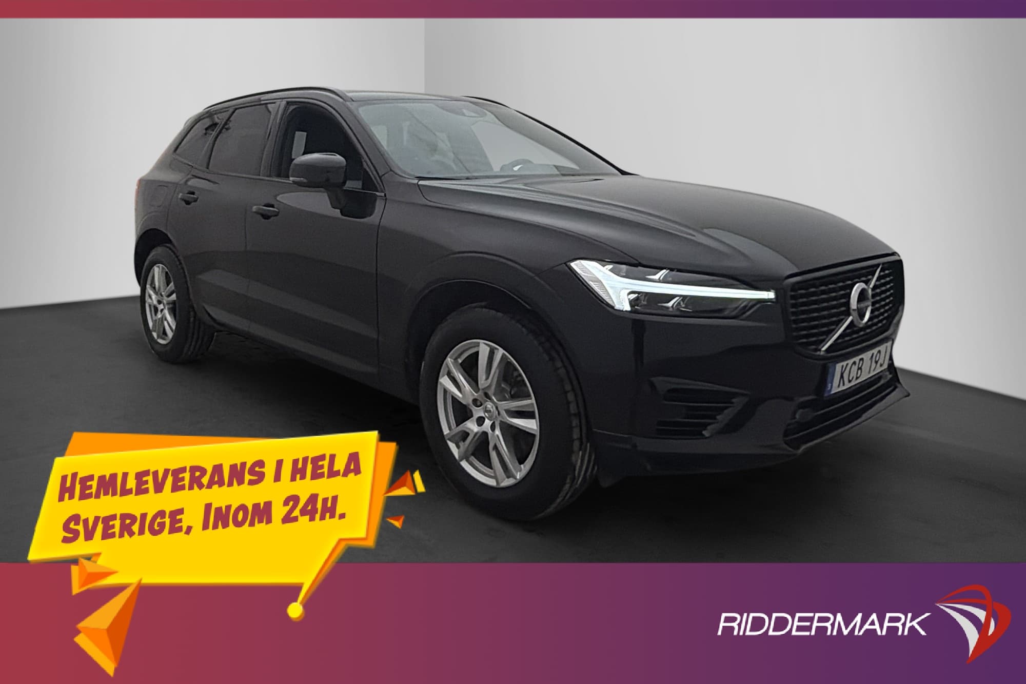 Volvo XC60 T8 AWD R-Design Pano B&W 360° Värm VoC HuD BLIS