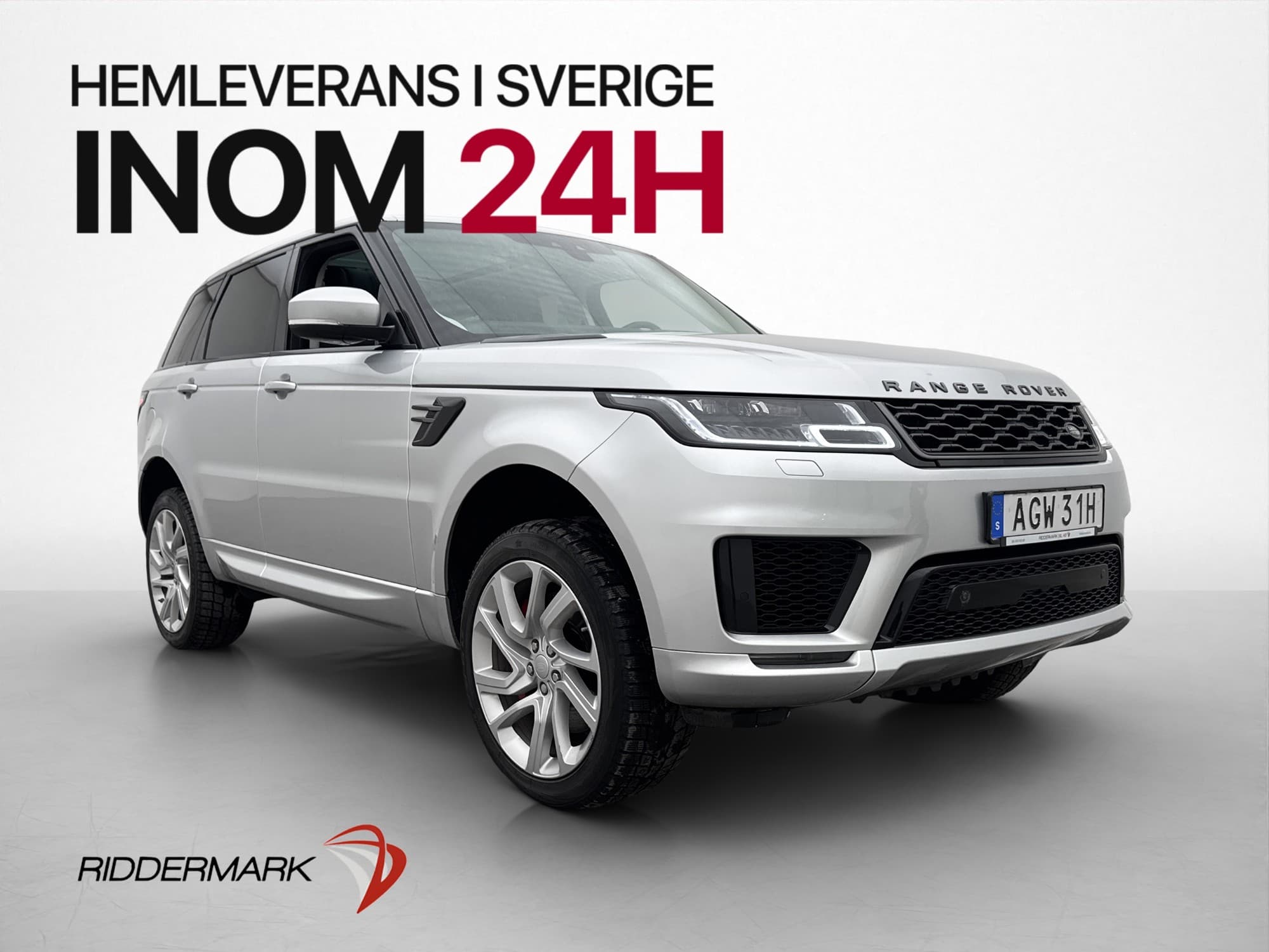 Land Rover Range Rover Sport P400e Pano Luft Meridian Läder