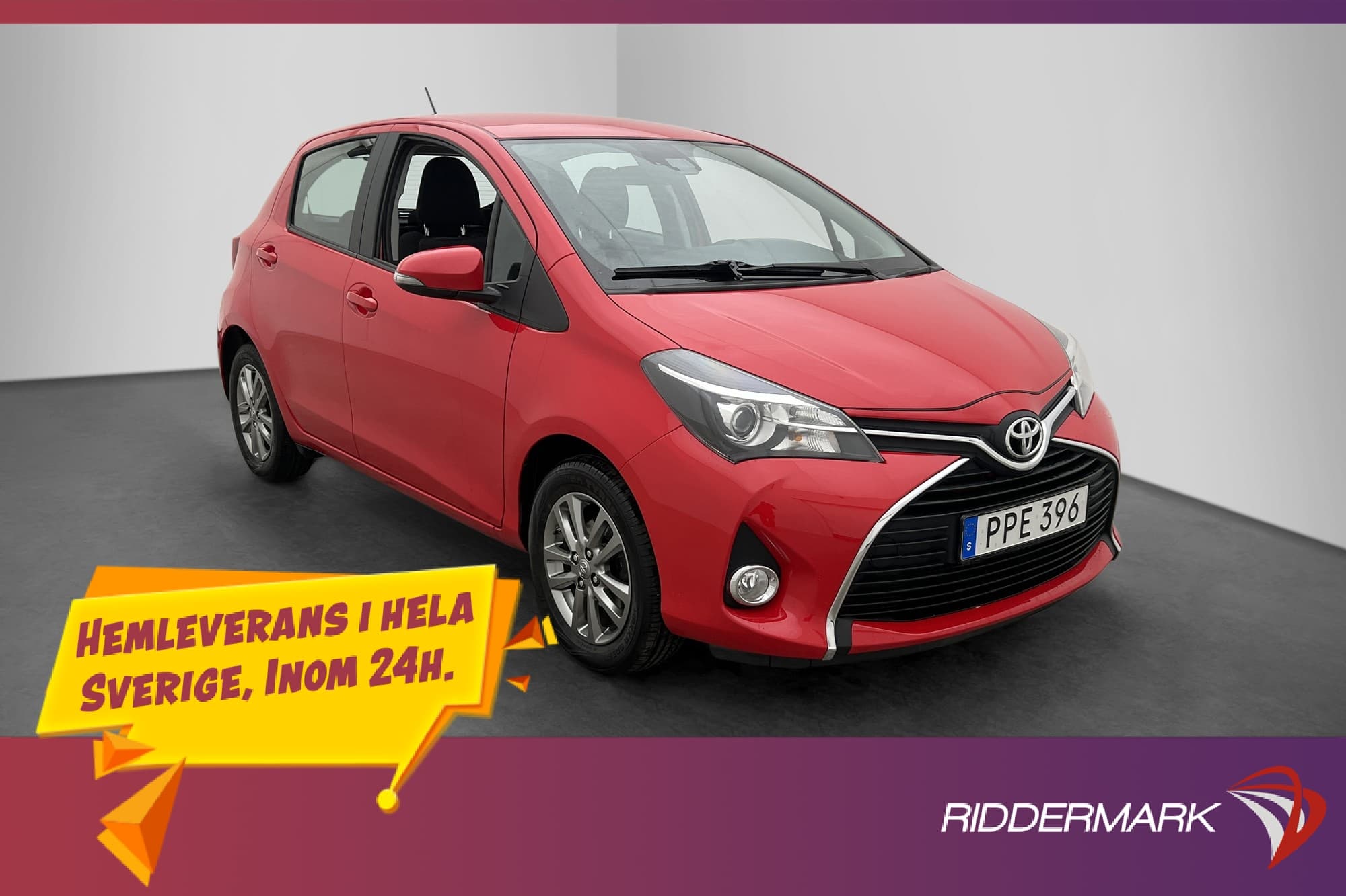 Toyota Yaris 1.33 99hk Kamera Kollisionsvarning 426kr Skatt