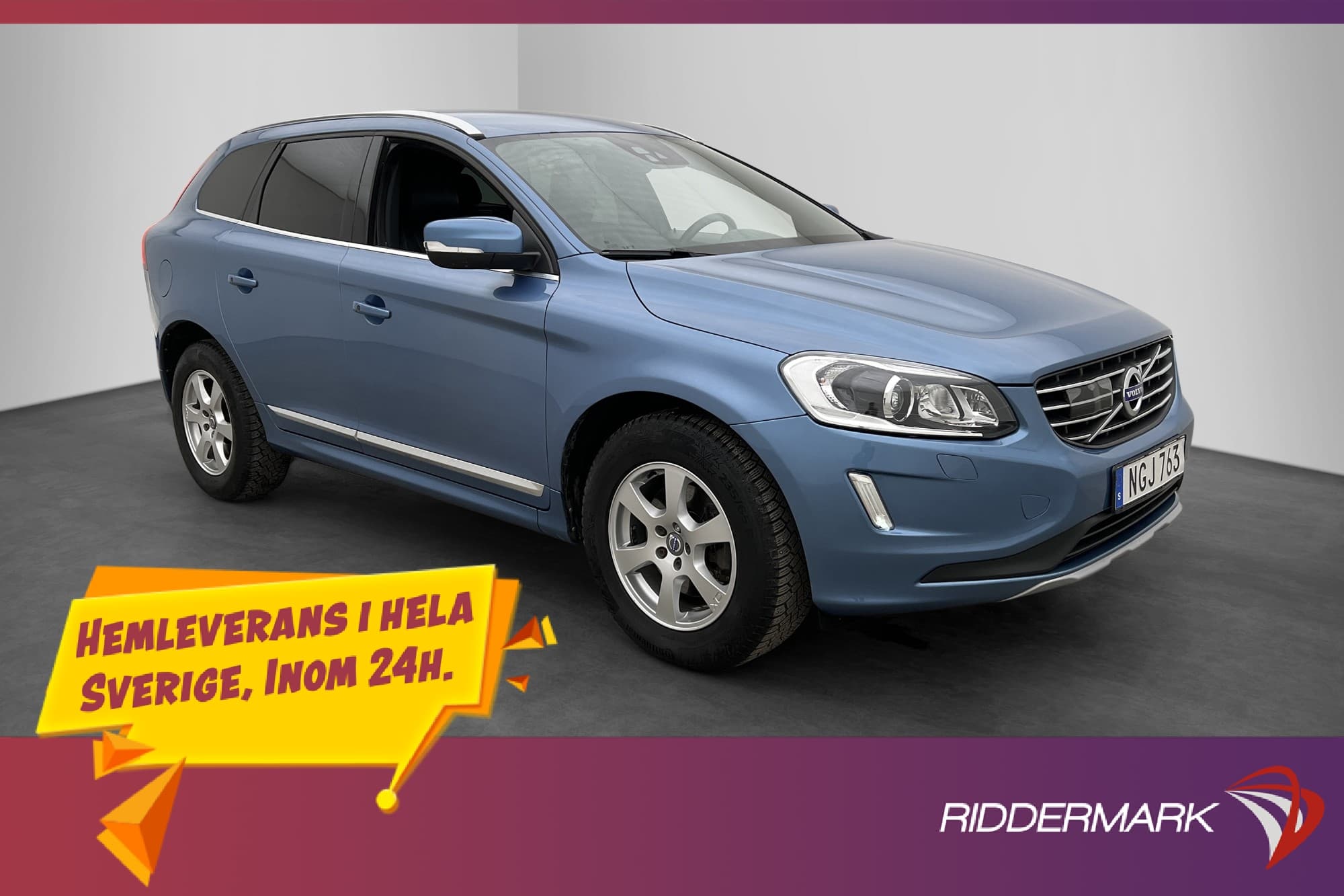 Volvo XC60 D4 Classic Summum Värmare Skinn Dragkrok Navi