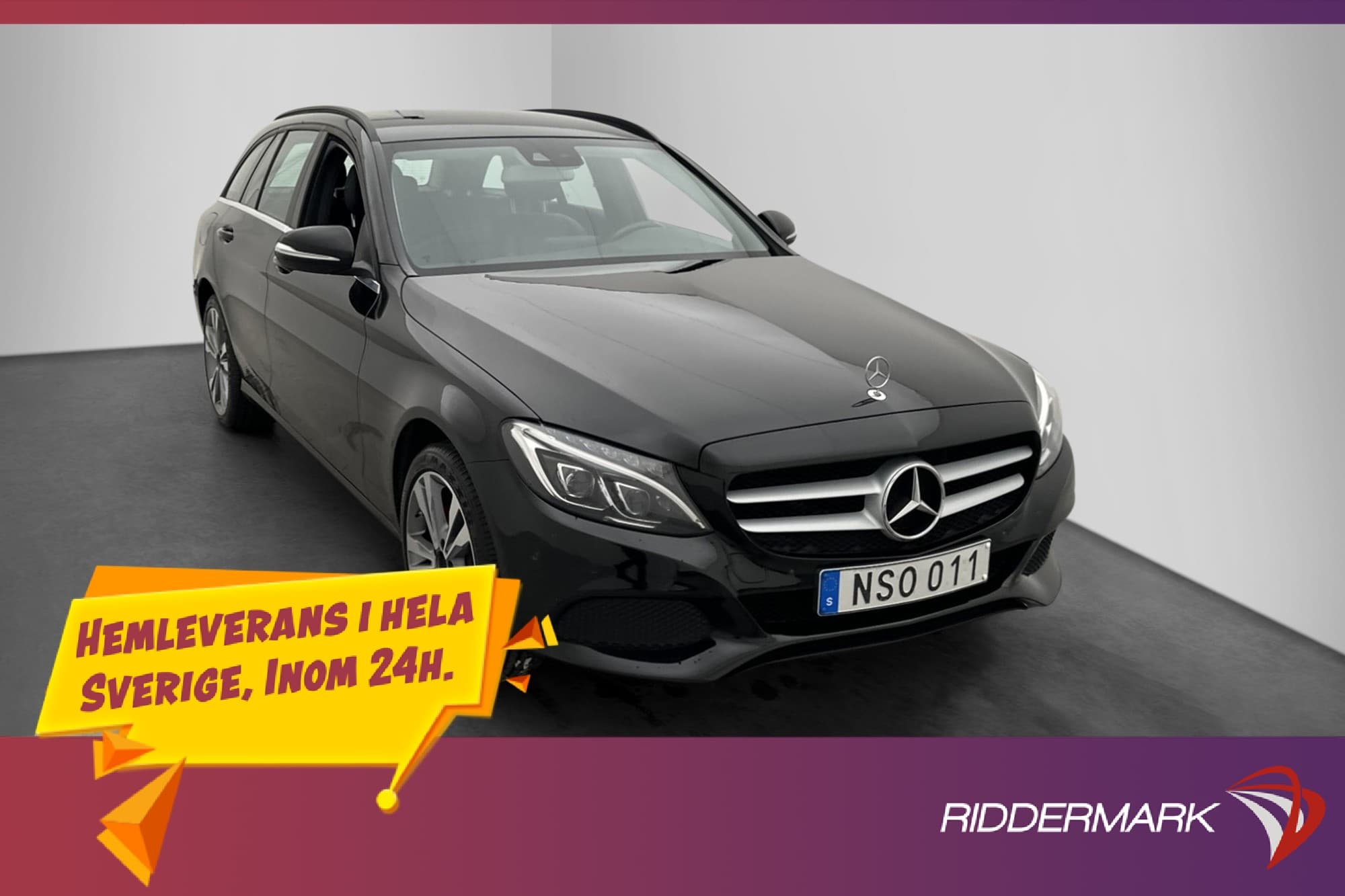 Mercedes-Benz C 220 T d 170hk Navi Skinn Sensorer Dragkrok