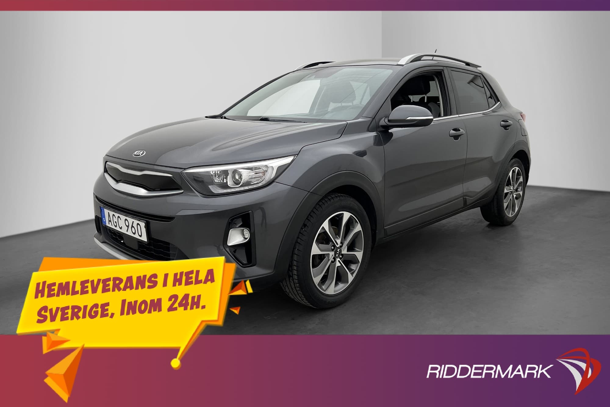 Kia Stonic 1.0 120hk Advance Plus Kamera Rattvärme CarPlay