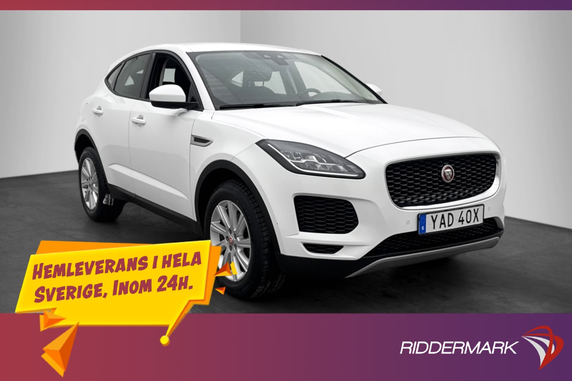 Jaguar E-Pace D150 AWD 150hk Kamera Navi Sensorer CarPlay