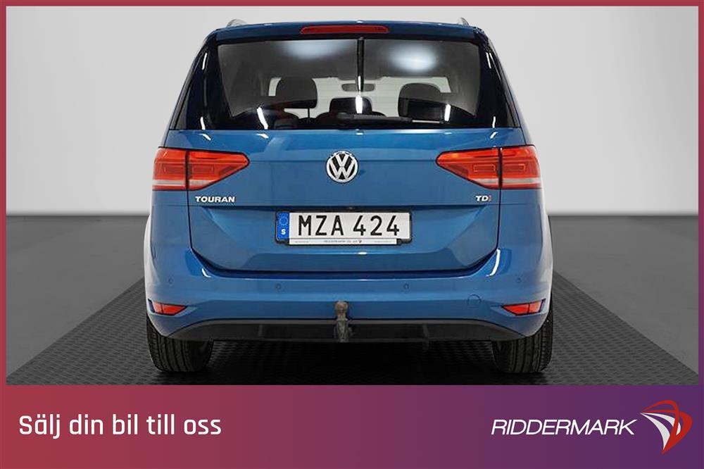 Volkswagen Touran 110hk 7-sits Backkamera Drag 2-Brukareexteriör