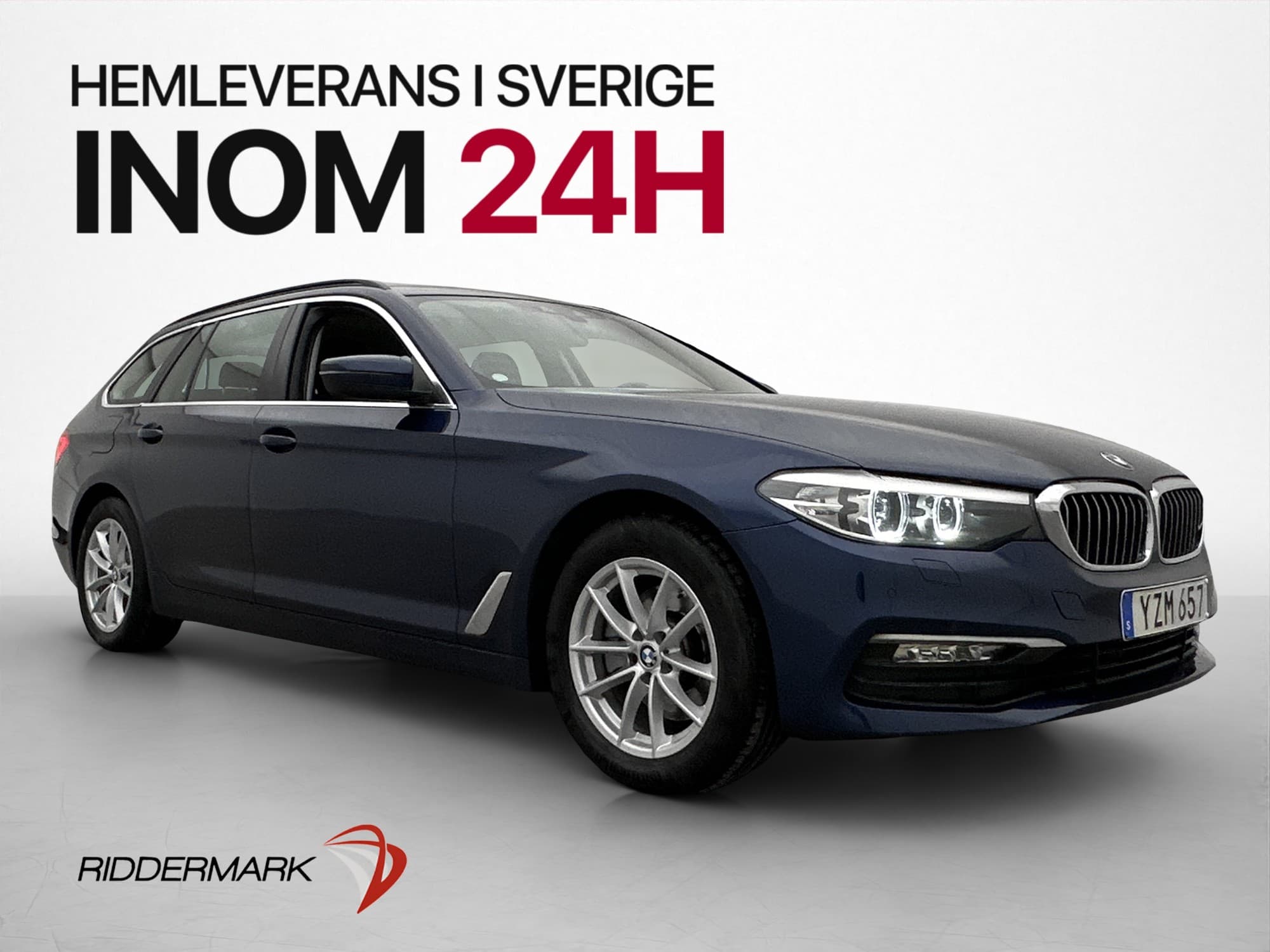 BMW 520d xDrive Touring 190hk Kamera Dragkrok Navi Rattvärme