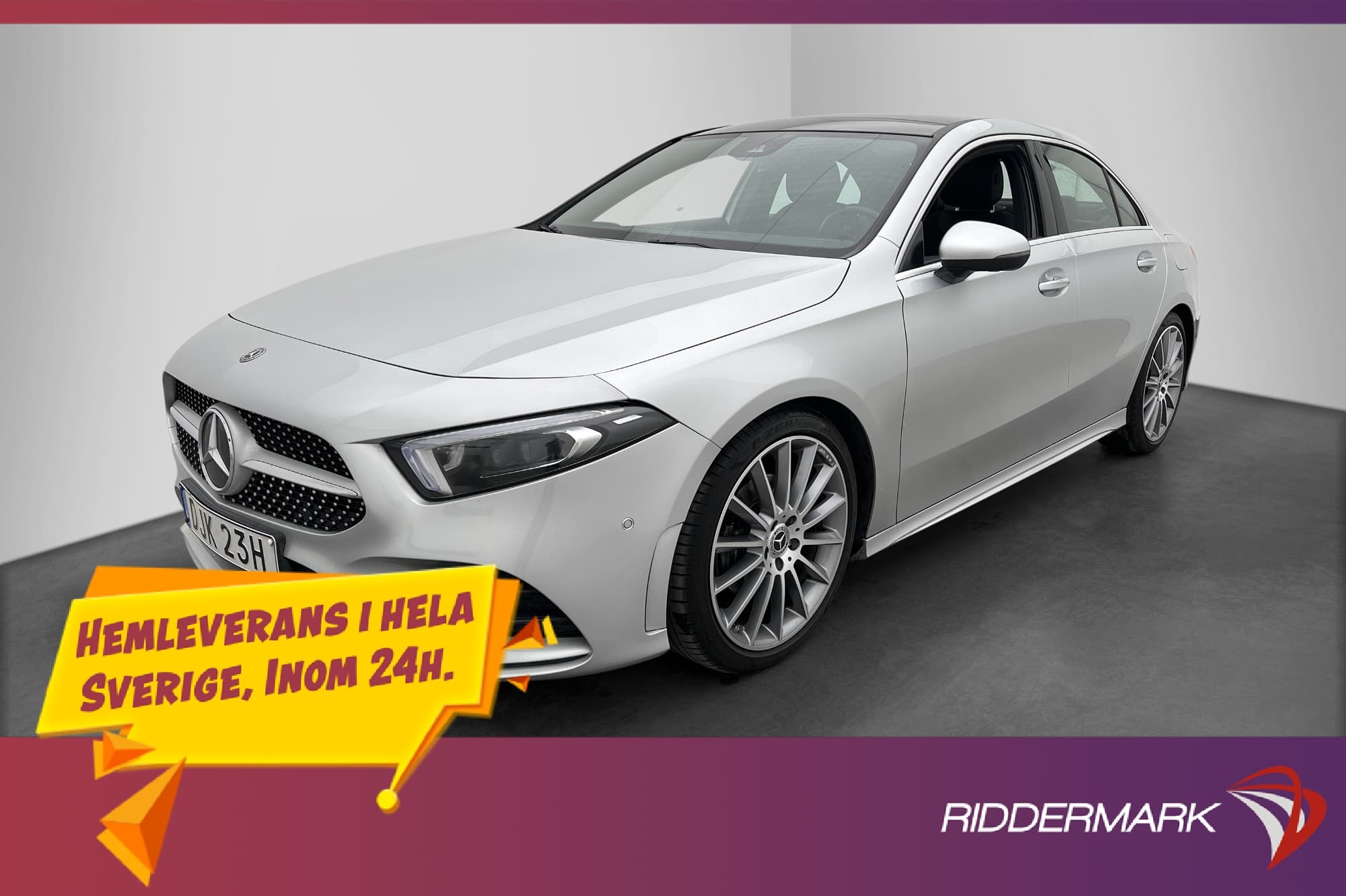 Mercedes-Benz A 200 Sedan 163hk AMG Pano Wide Kamera Midline