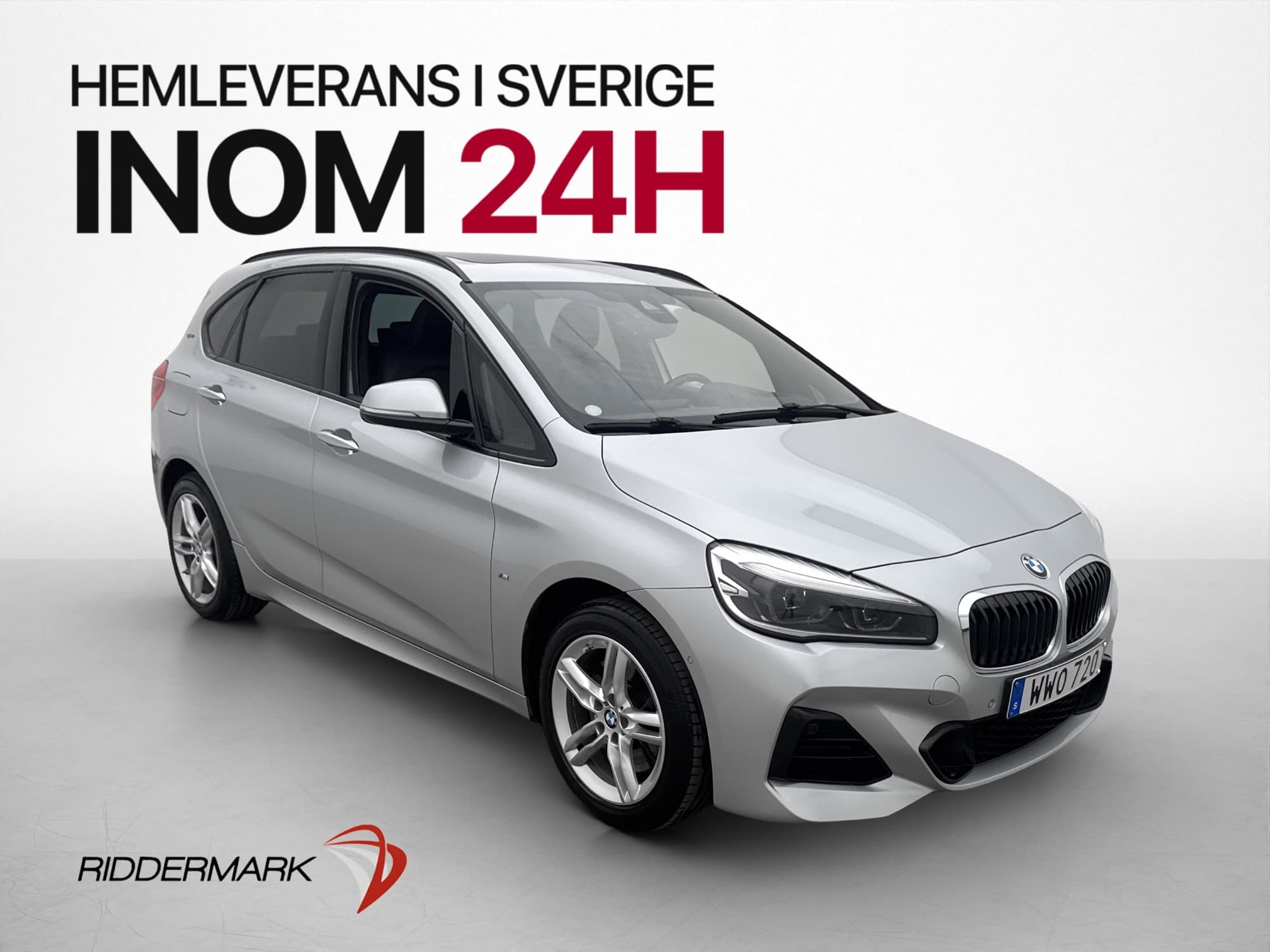 BMW 225xe Active Tourer M Sport HUD Pano Läder Navi Kamera