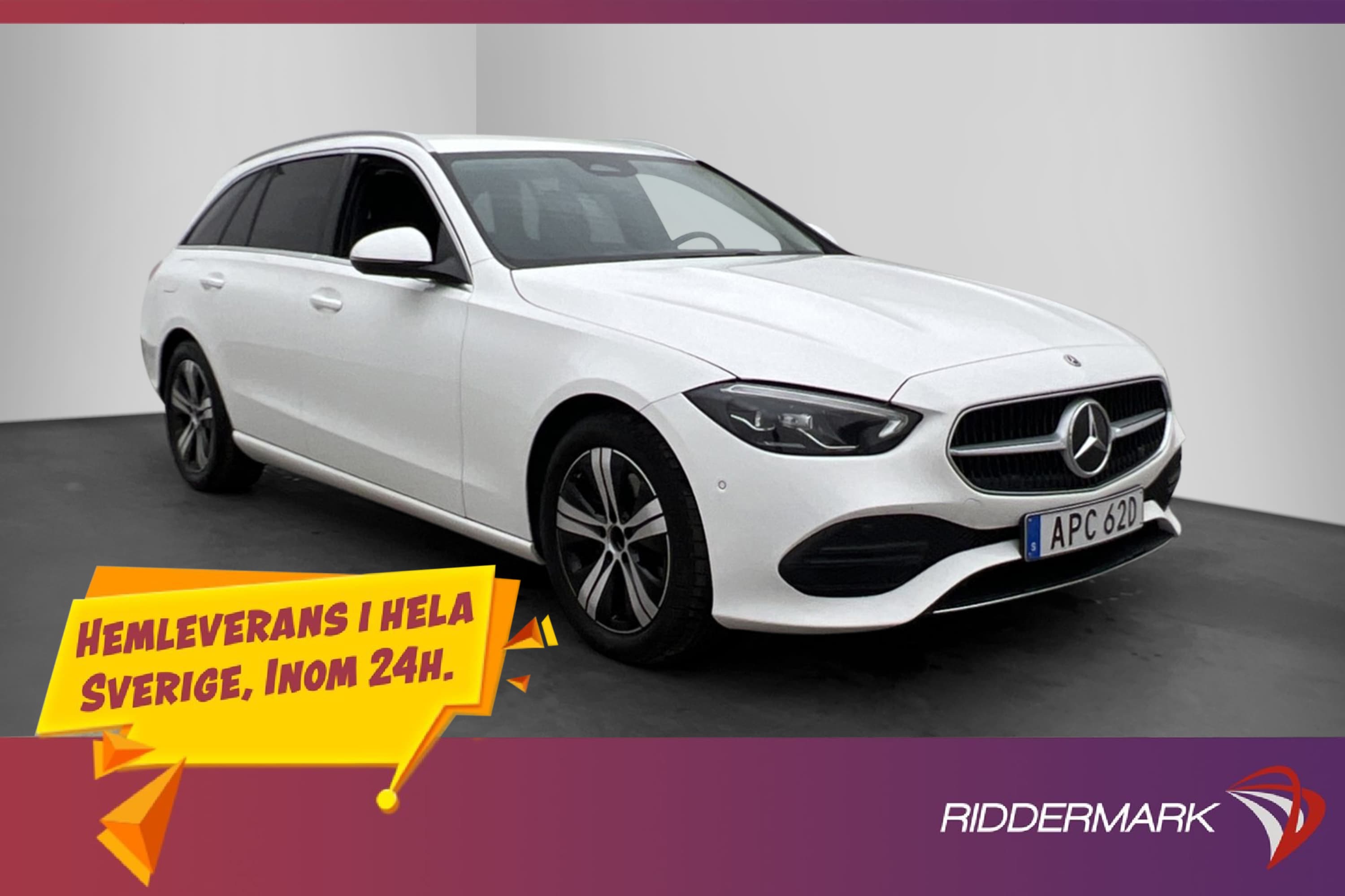 Mercedes-Benz C 220 T d 9G  Värmare Kamera Navi BLIS 200hk